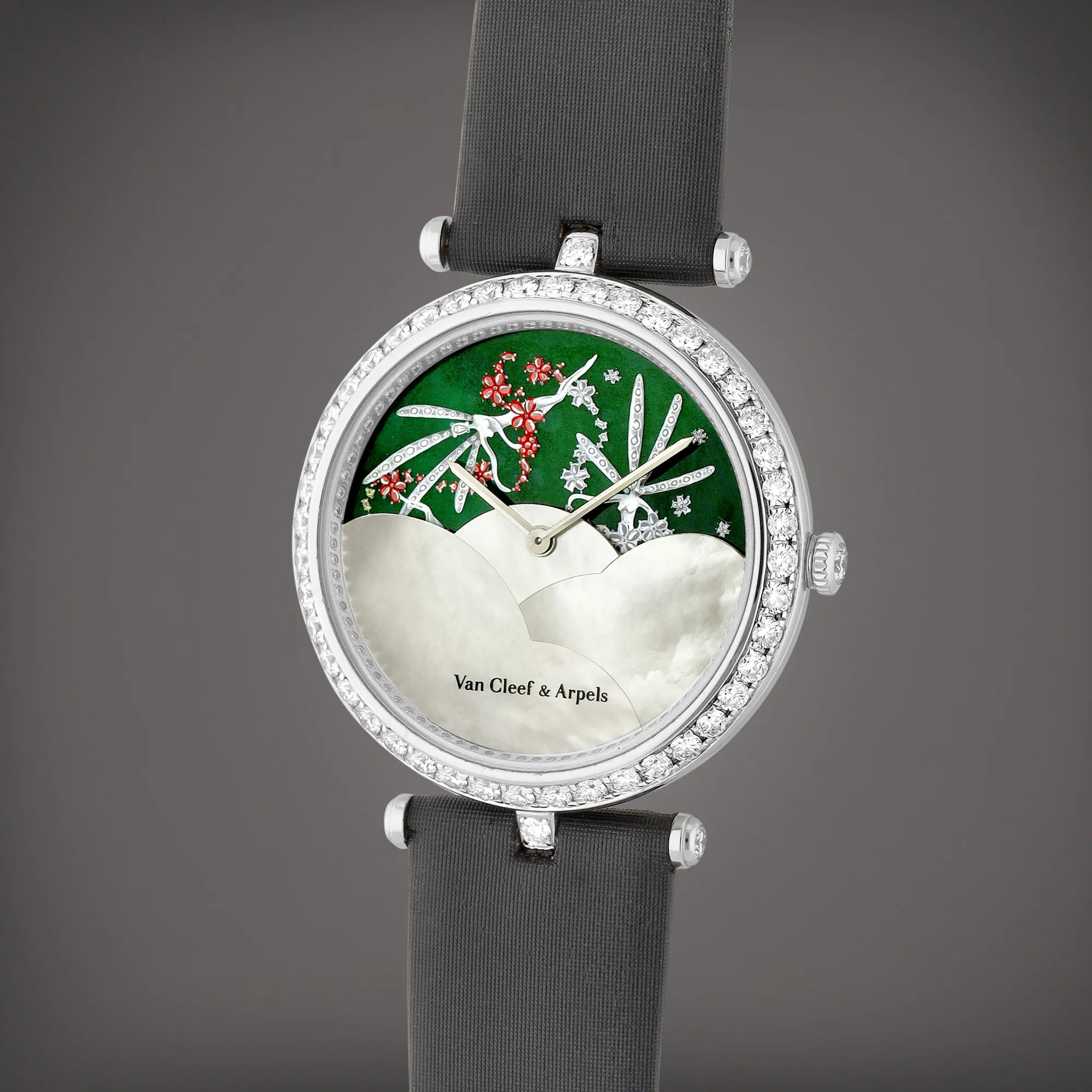 Van Cleef & Arpels Poetic Complications 36mm White gold Enamel 1