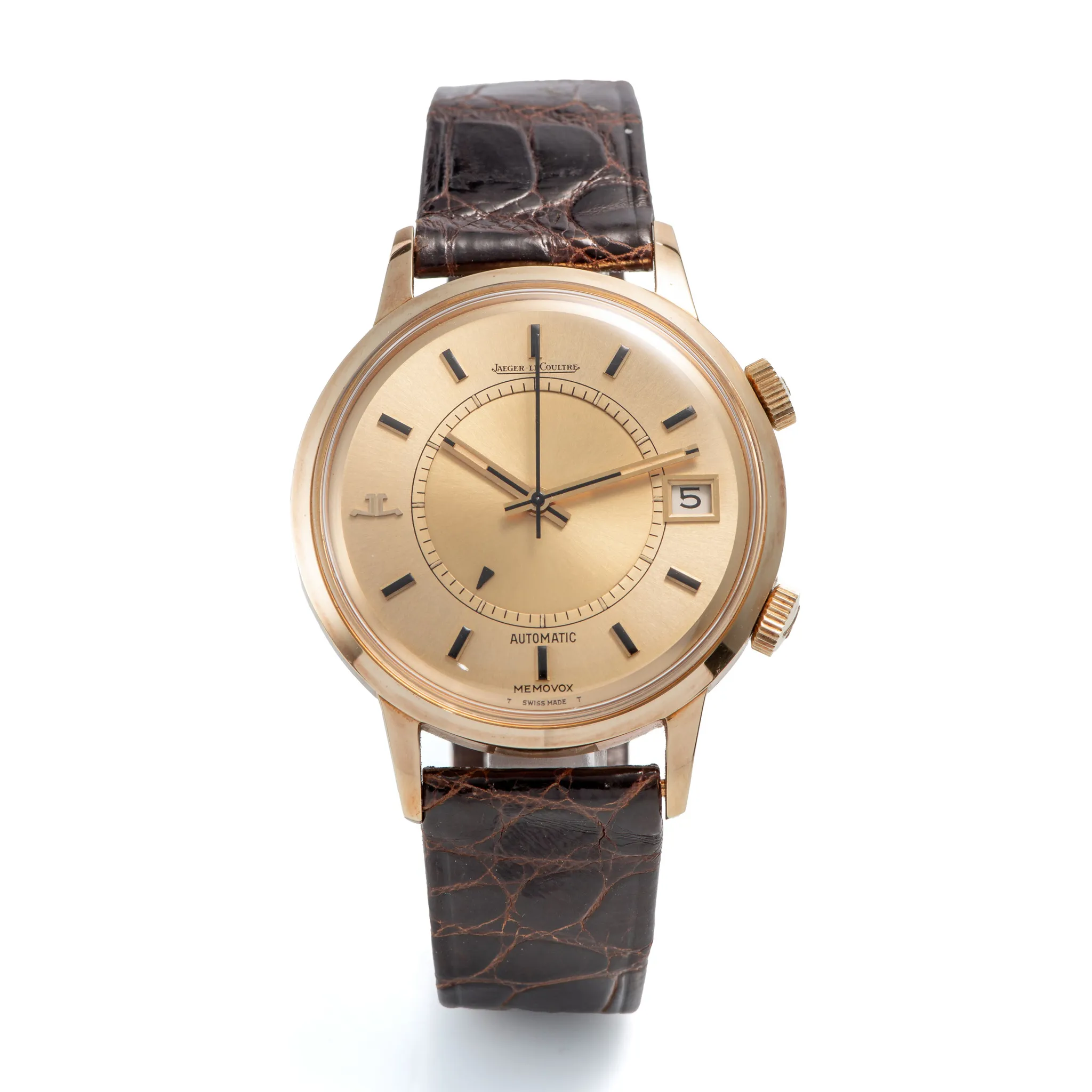 Jaeger-LeCoultre Memovox 875.21 37mm Yellow gold Champagne