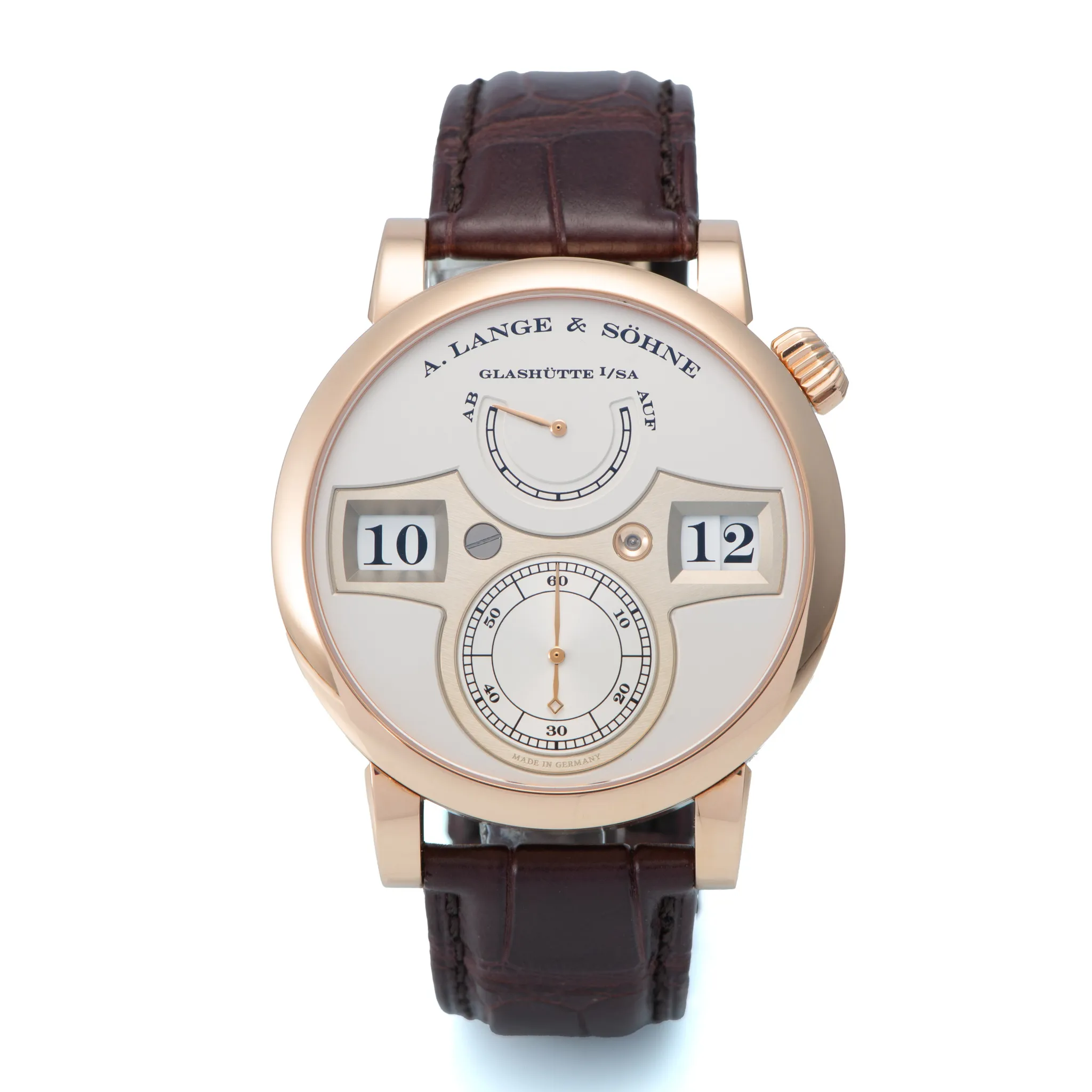 A. Lange & Söhne Zeitwerk 140.032F 42mm Rose gold Silver