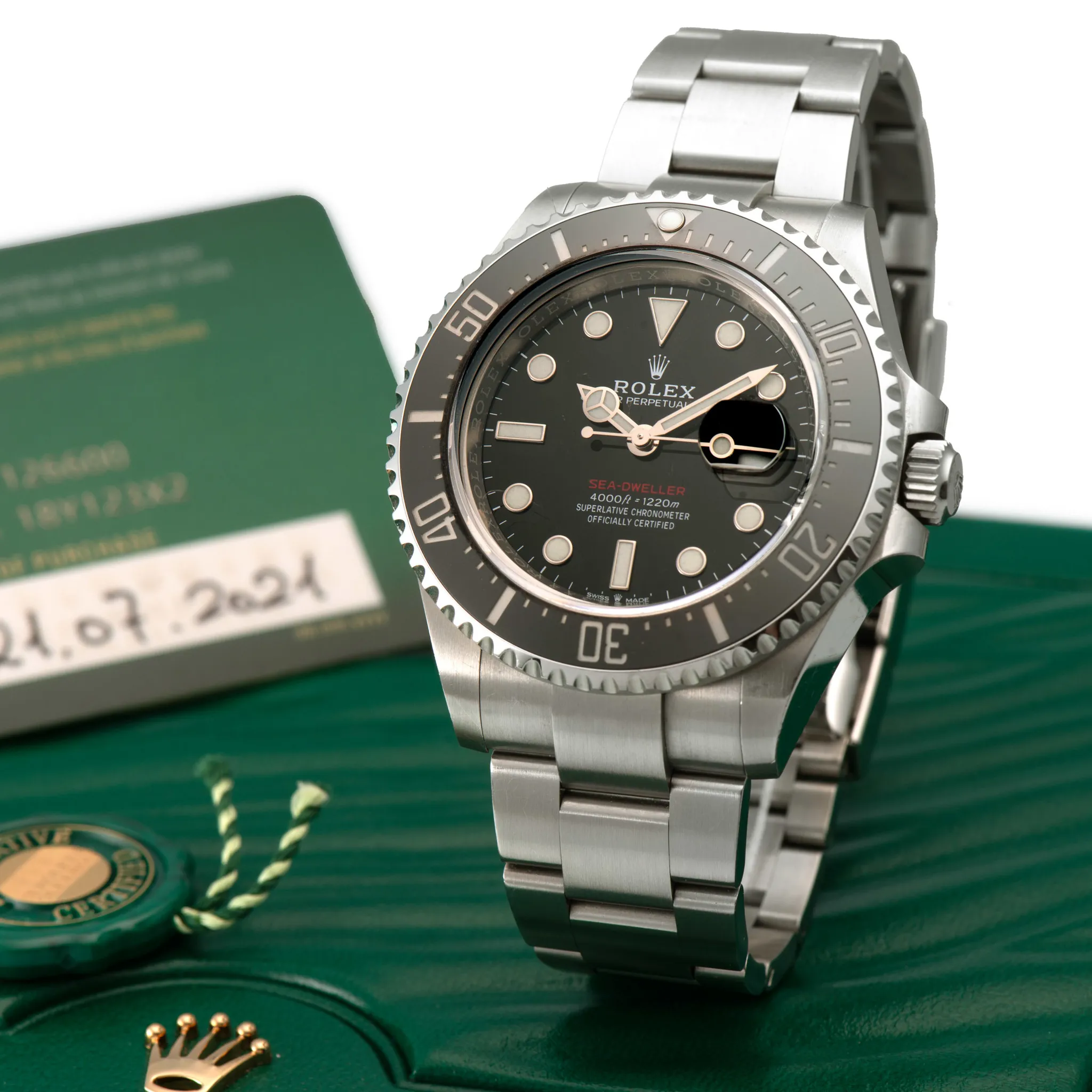 Rolex Sea-Dweller 126600 43mm Stainless steel Black