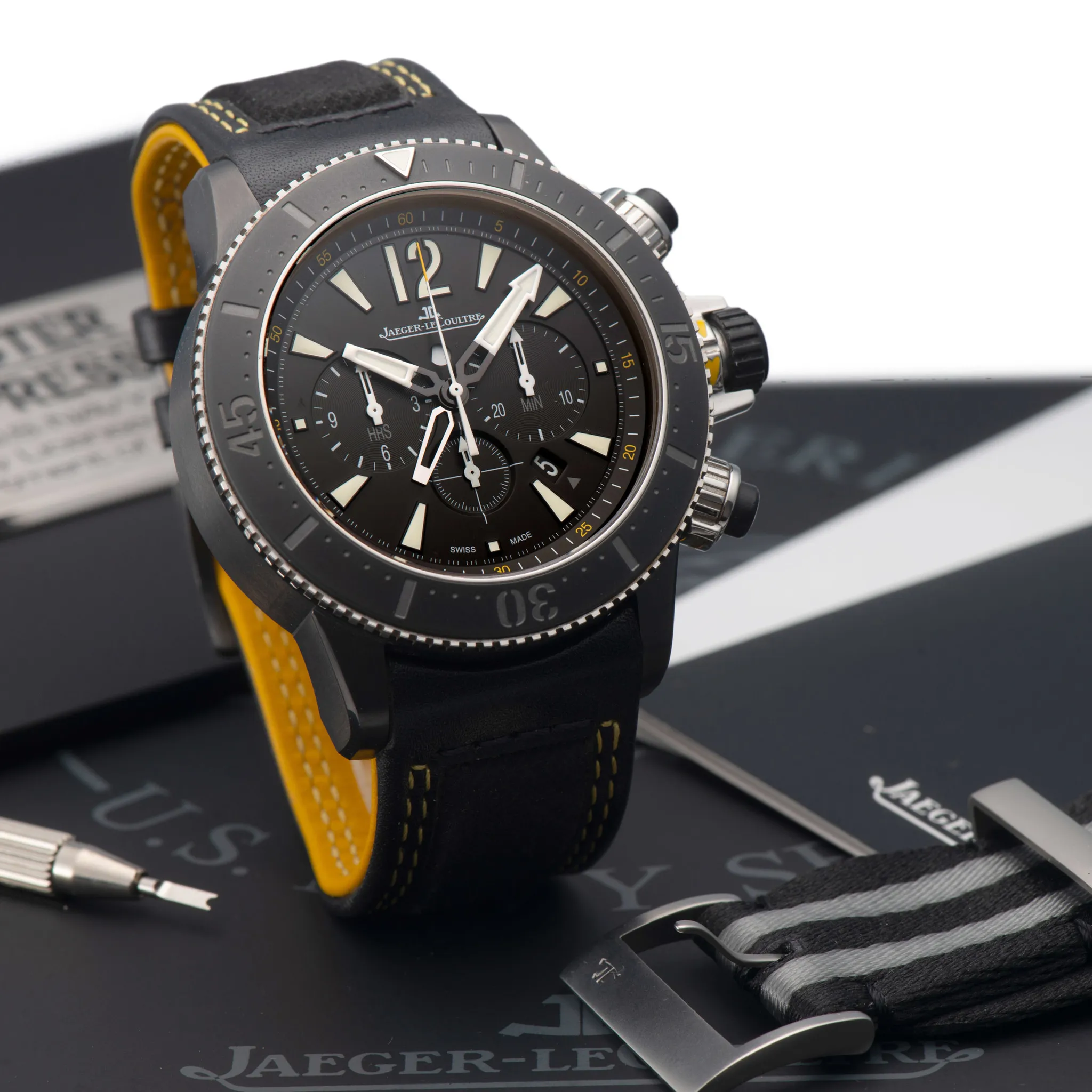 Jaeger-LeCoultre Master Compressor 178T471 46mm Titanium Black