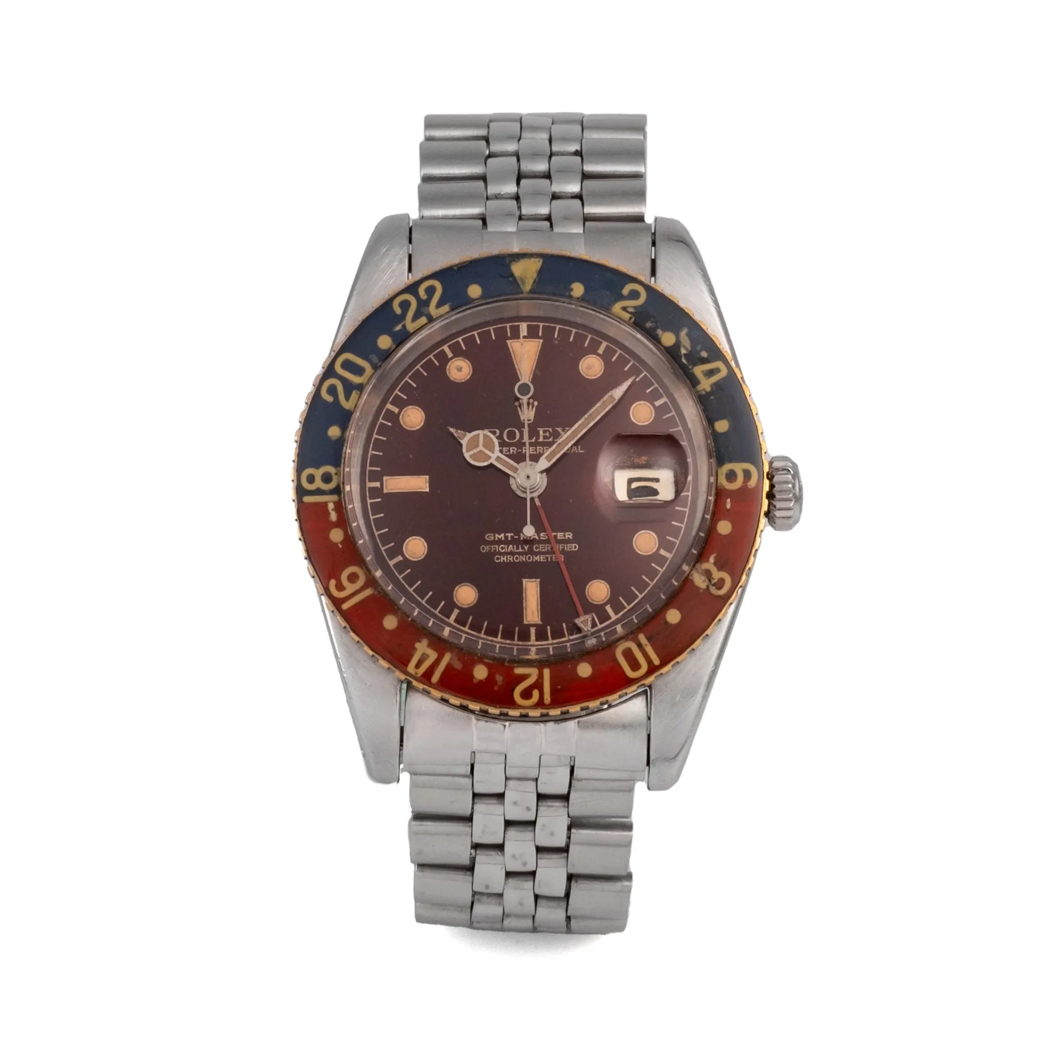 Rolex GMT-Master 6542 38mm Stainless steel Brown