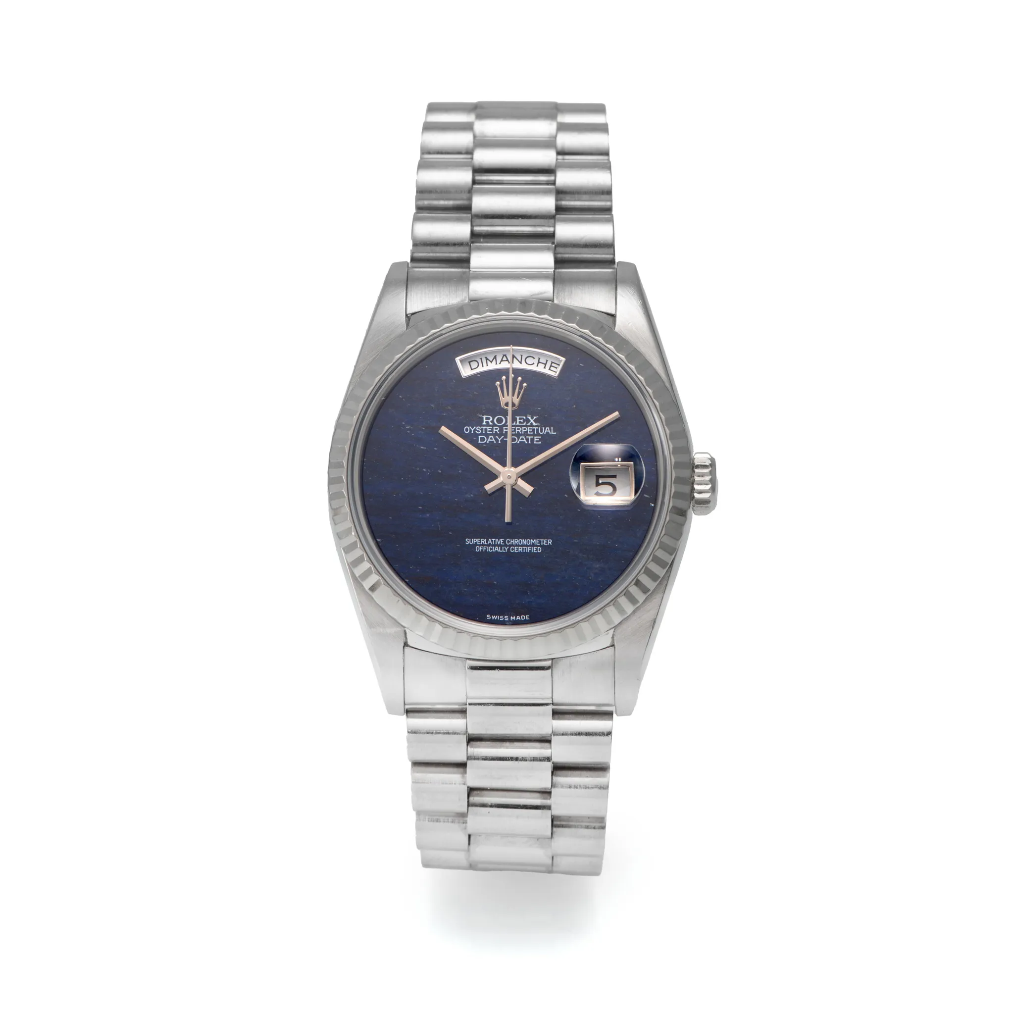 Rolex Day-Date 36 18239 36mm White gold Lapis lazuli