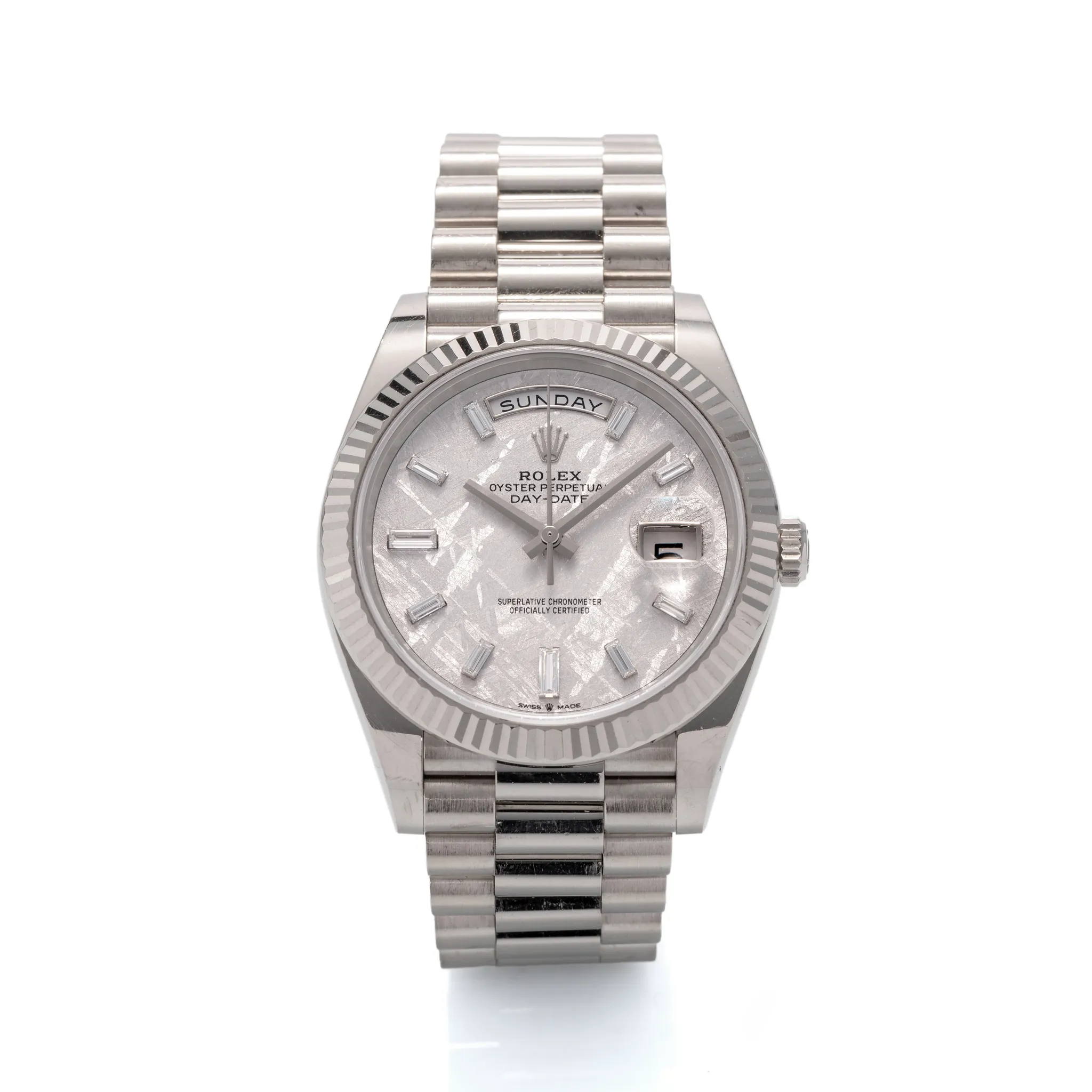 Rolex Day-Date 40 228239 40mm White gold Meteorite