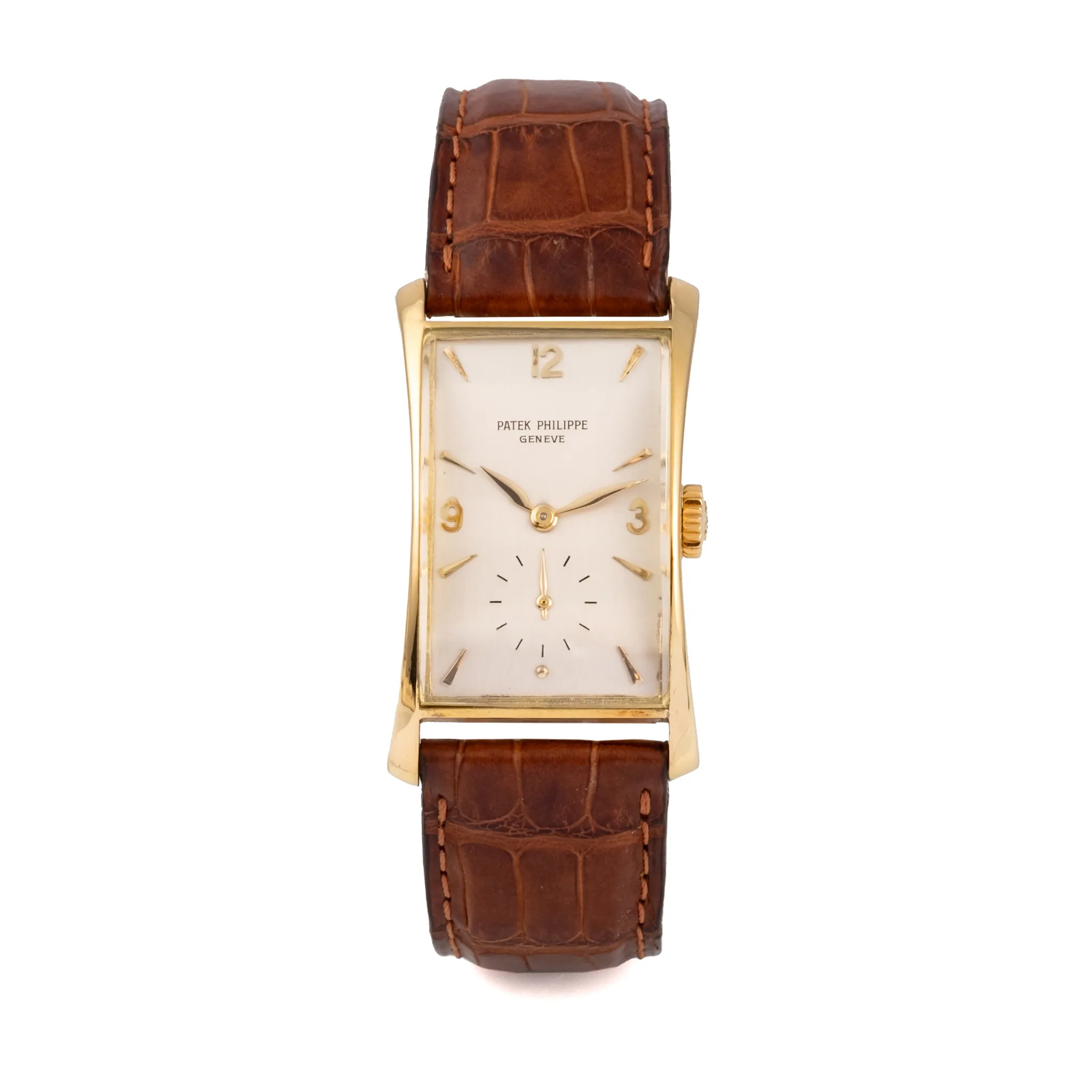 Patek Philippe Hour Glass 1593 25mm Yellow gold Silver