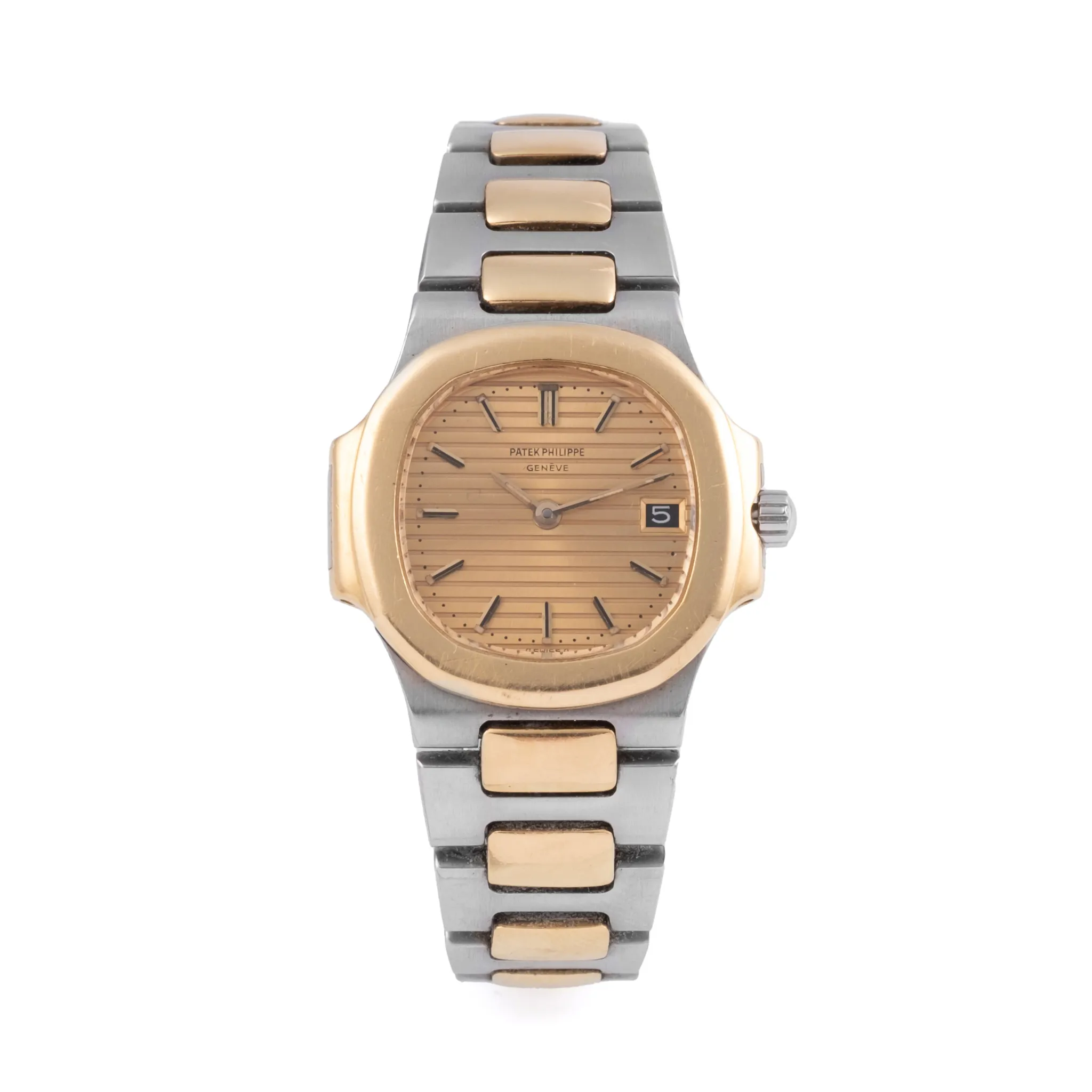 Patek Philippe Nautilus 4700/1J 28mm Yellow gold and Stainless steel Champagne