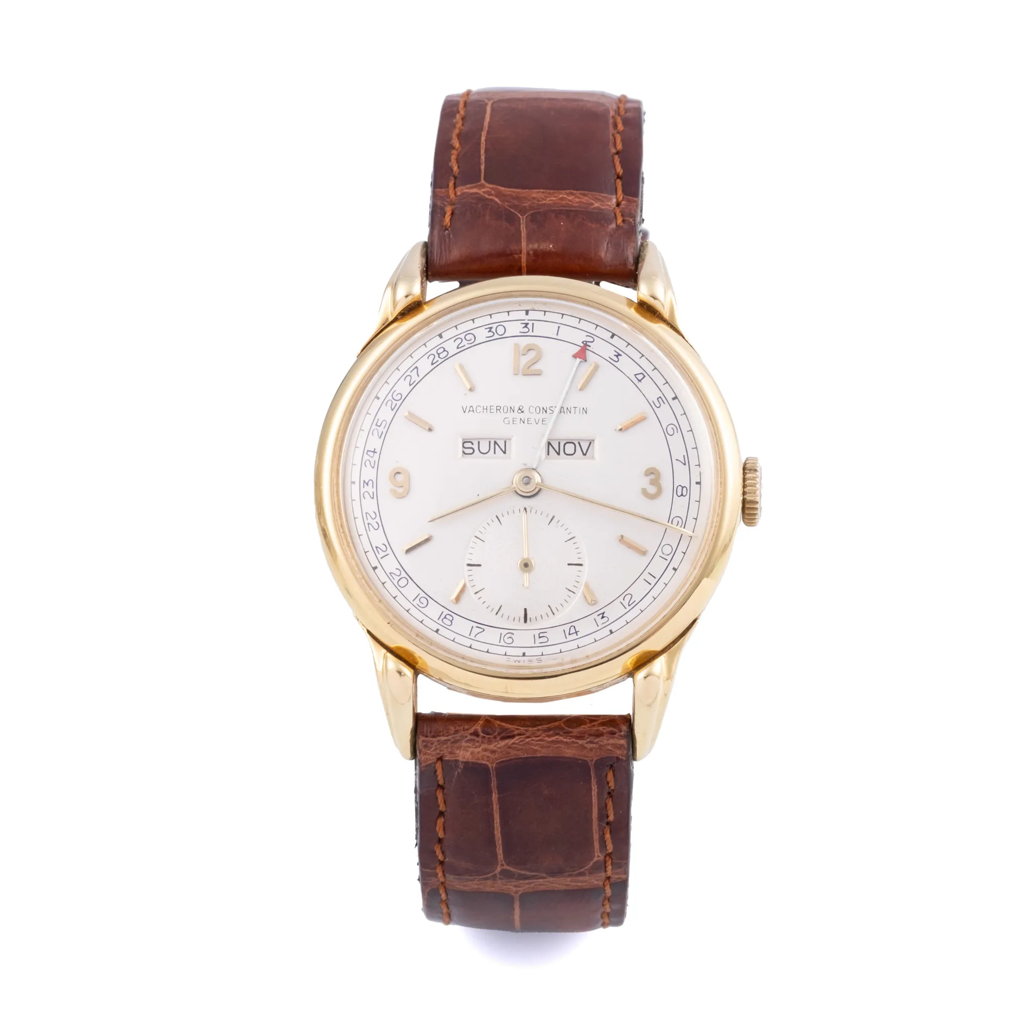 Vacheron Constantin Triple Calendar 4560 36mm Yellow gold White