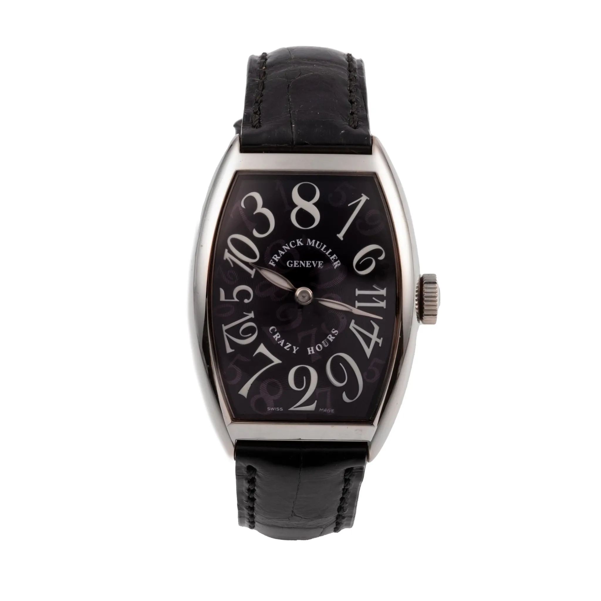 Franck Muller Crazy Hours 5850 CH 32mm White gold Black