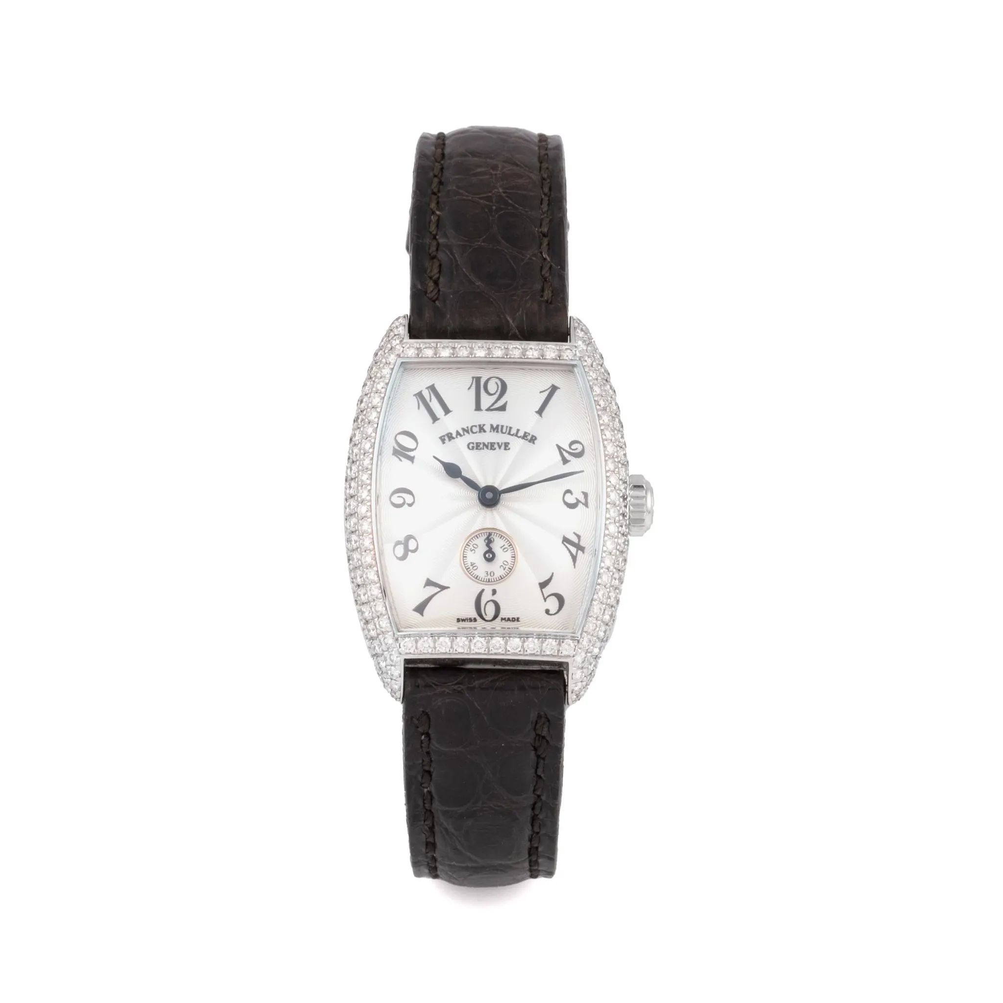 Franck Muller 1750 S6 D 25mm White gold Silver