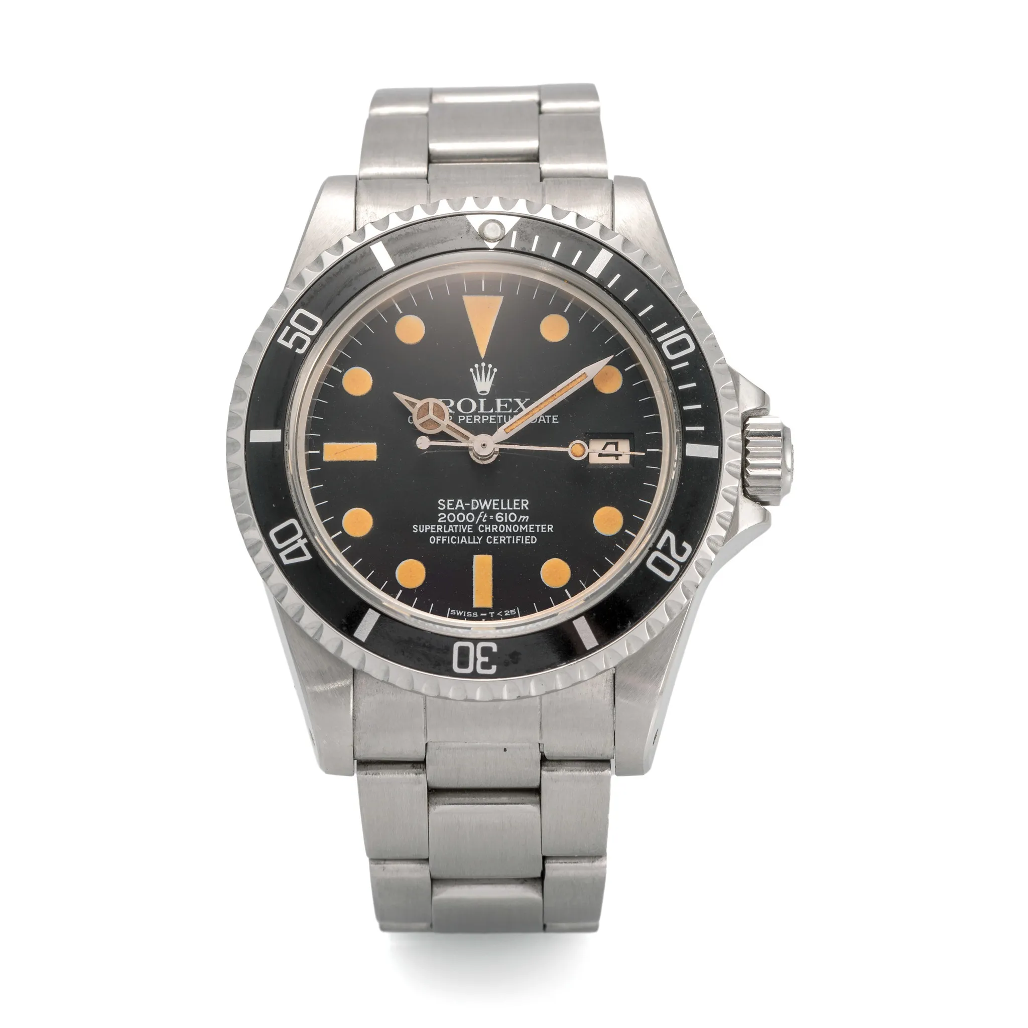 Rolex Sea-Dweller 1665 39mm Stainless steel Black