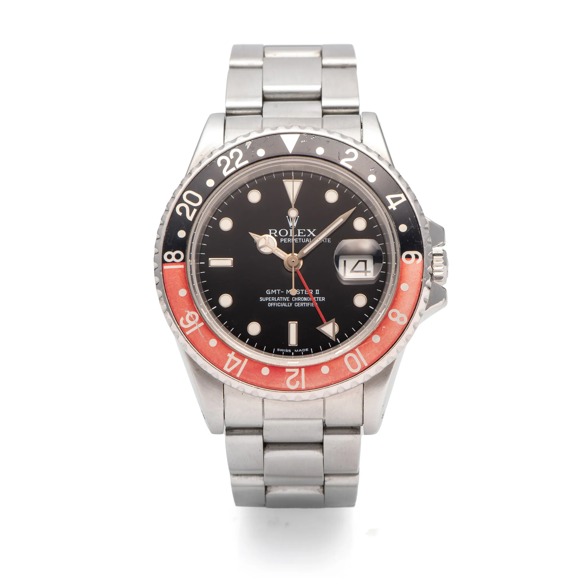 Rolex GMT-Master II 16760 39mm Stainless steel Black