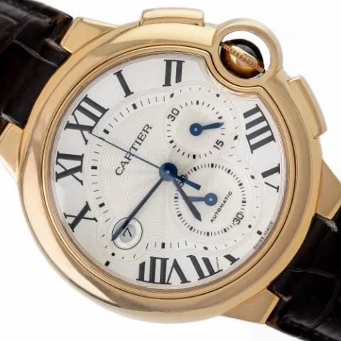 Cartier Ballon Bleu W6920074 44mm Rose gold Silver