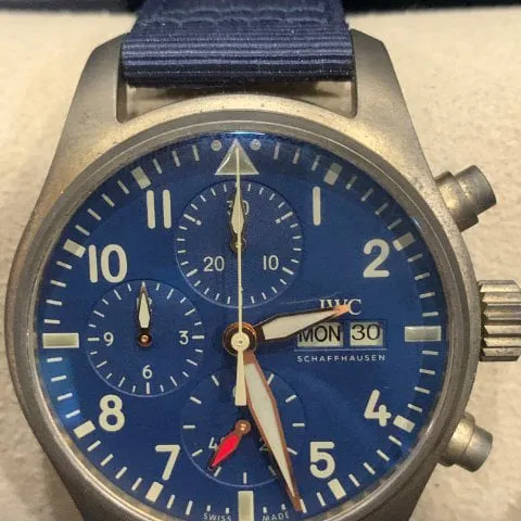 IWC Pilot Chronograph IW388109 41mm Bronze Blue