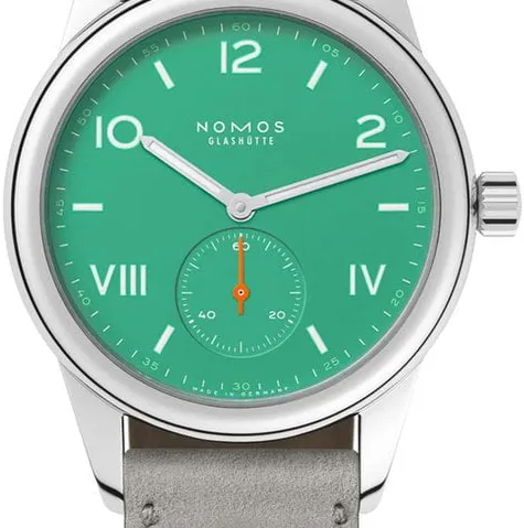 NOMOS Club 715 36mm Stainless steel Green