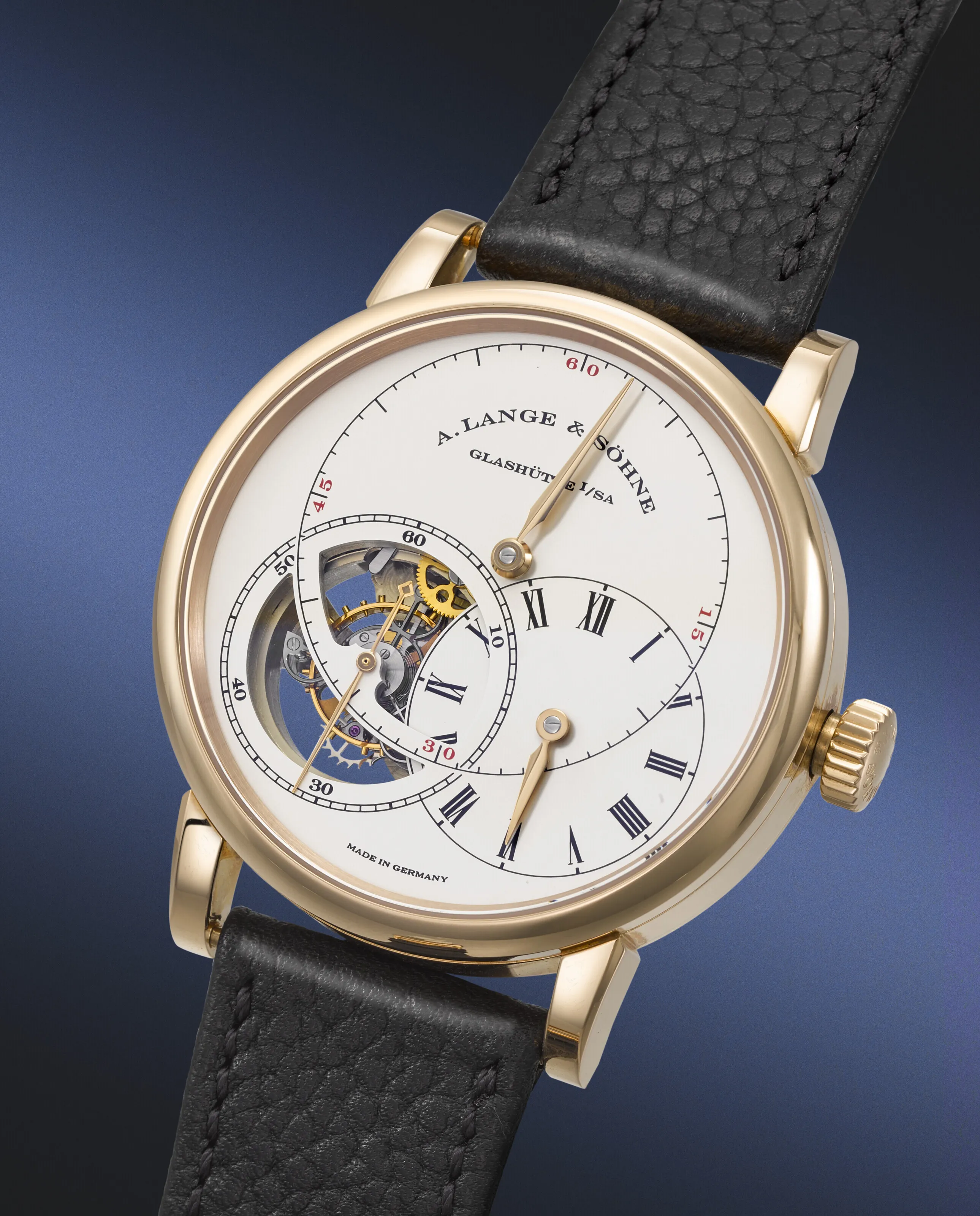 A. Lange & Söhne Richard Lange 760.032F 42mm Rose gold Silver 1