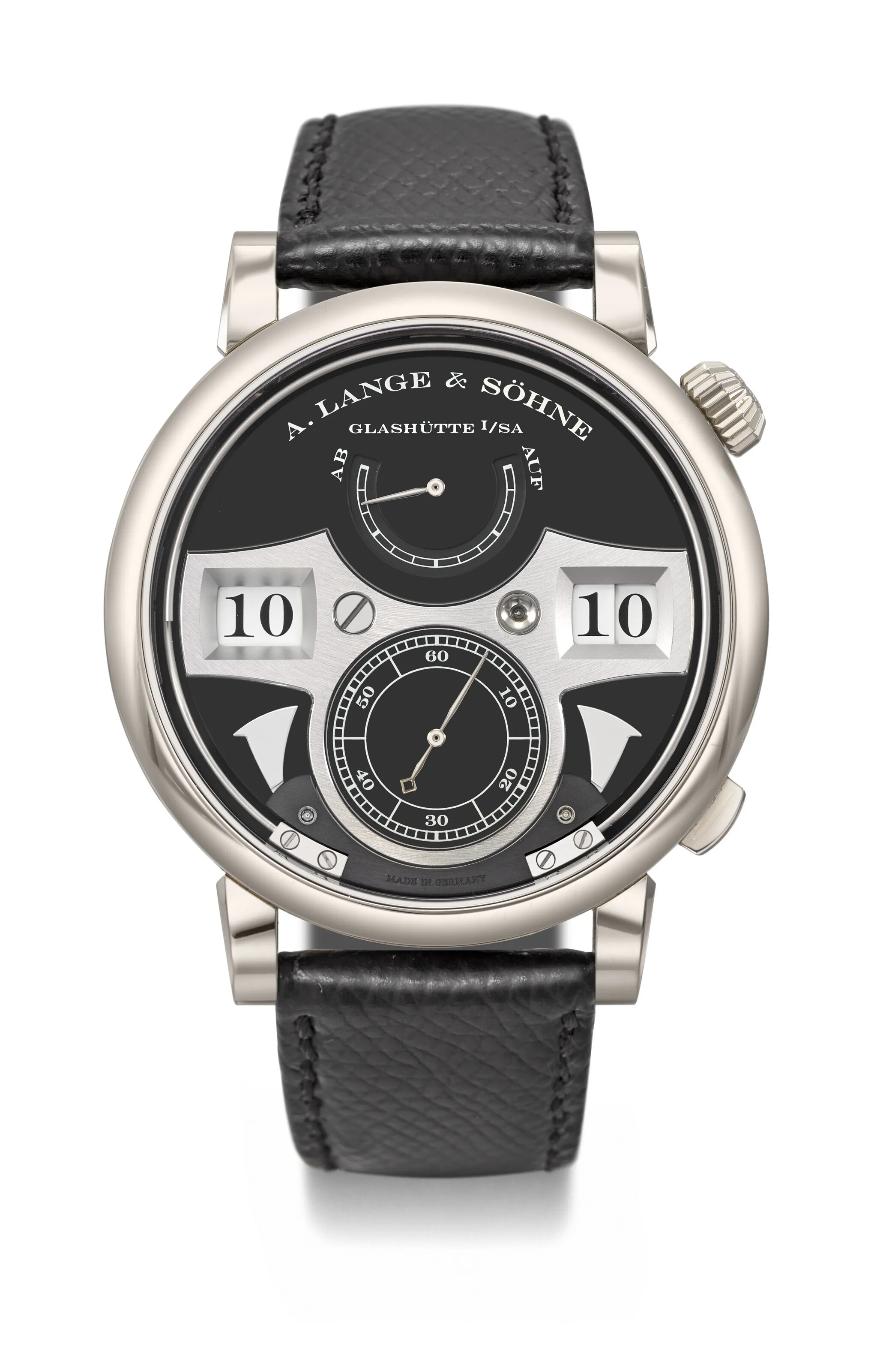 A. Lange & Söhne Zeitwerk 145.029F 44mm White gold Black