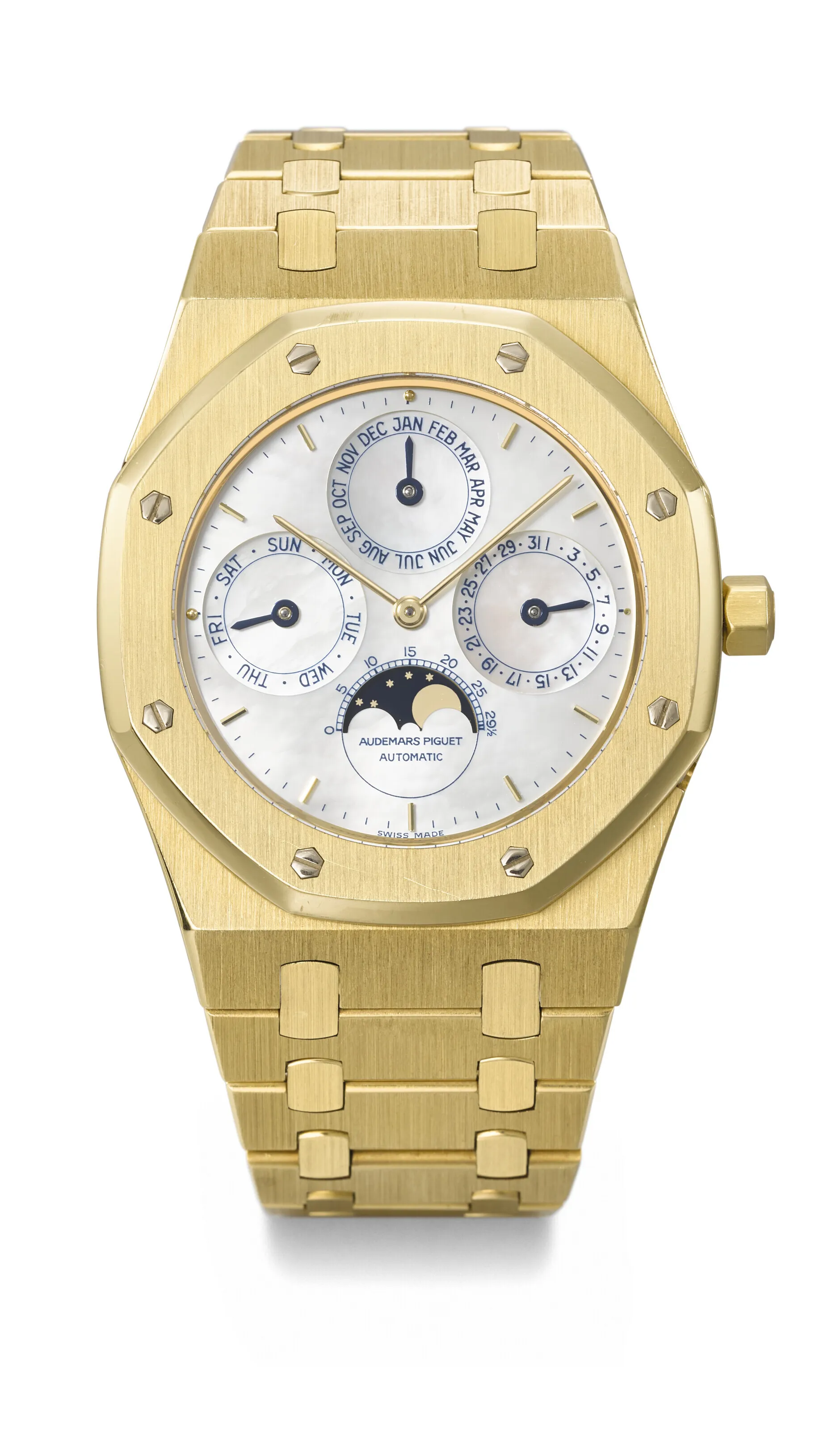 Audemars Piguet Royal Oak 25654BA 39mm Yellow gold Mother-of-pearl