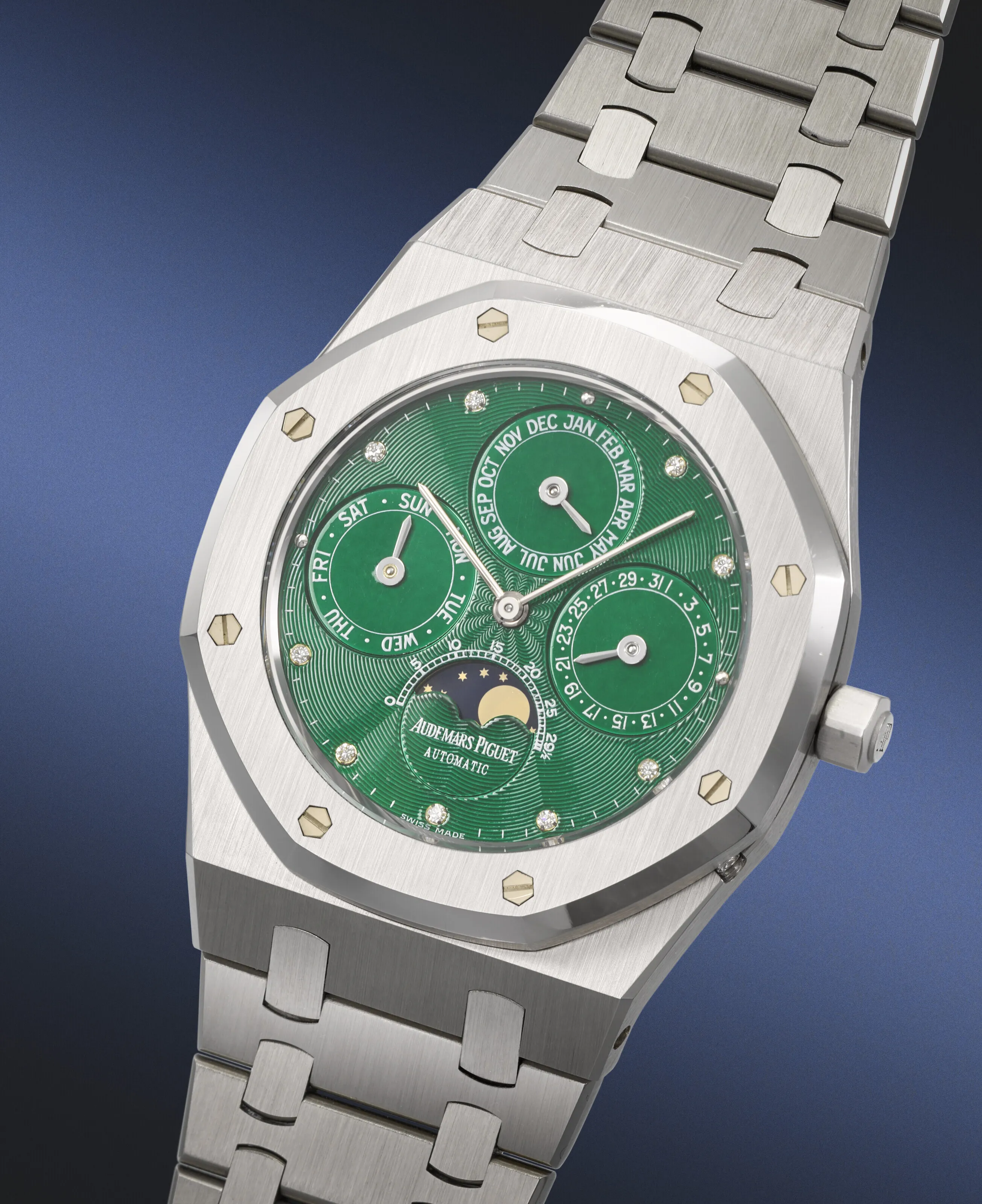 Audemars Piguet Royal Oak Perpetual Calendar 25654ST 39mm Stainless steel Green 1