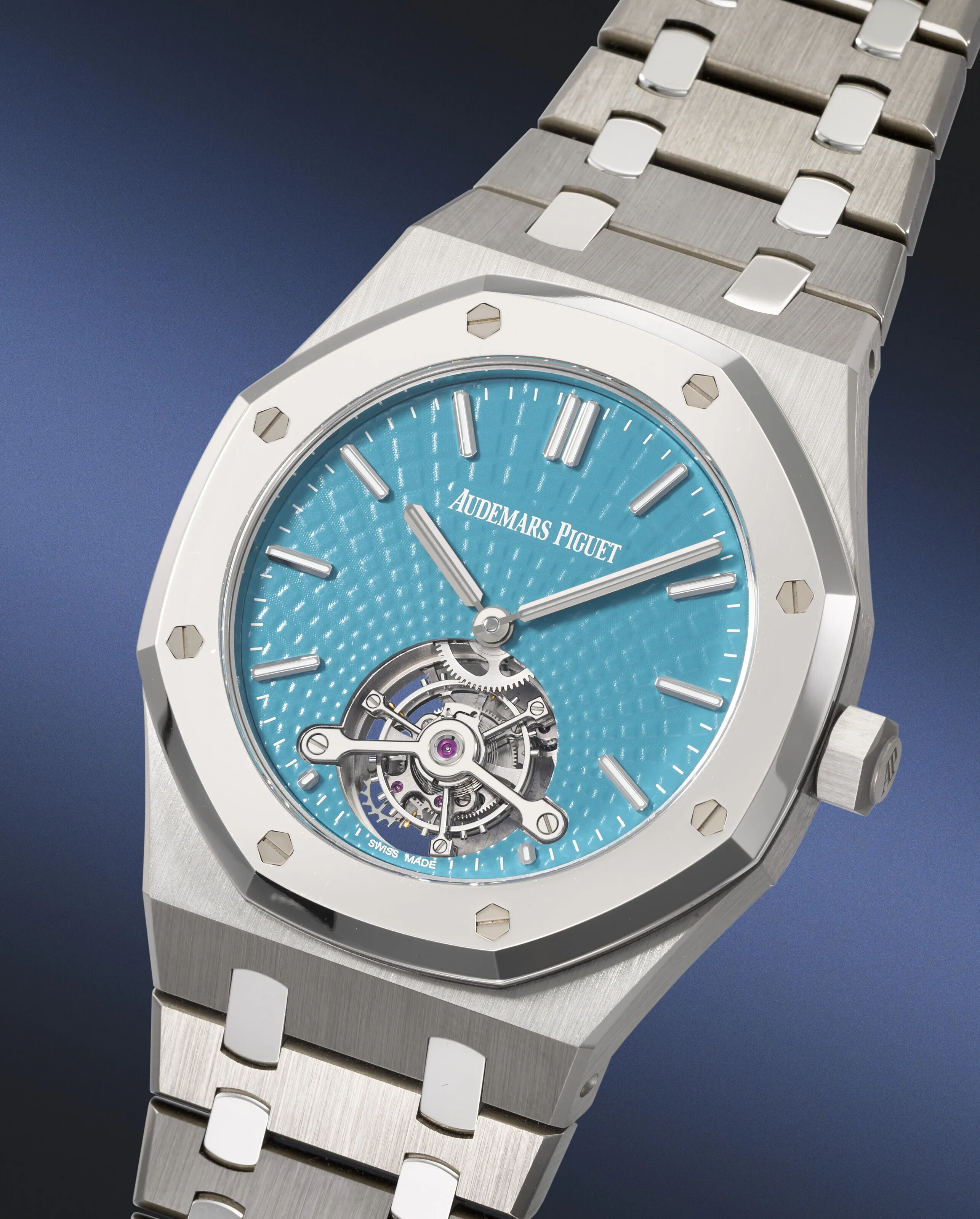 Audemars Piguet Royal Oak 41mm Platinum and Titanium Turquoise 1