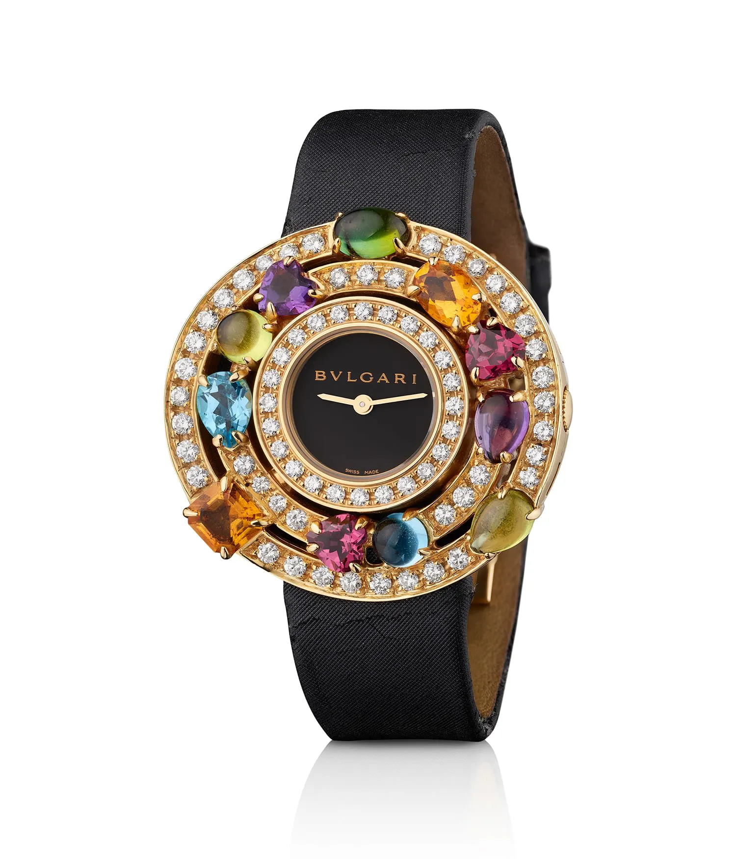 Bulgari Astrale Cerchi 36mm Yellow gold Black