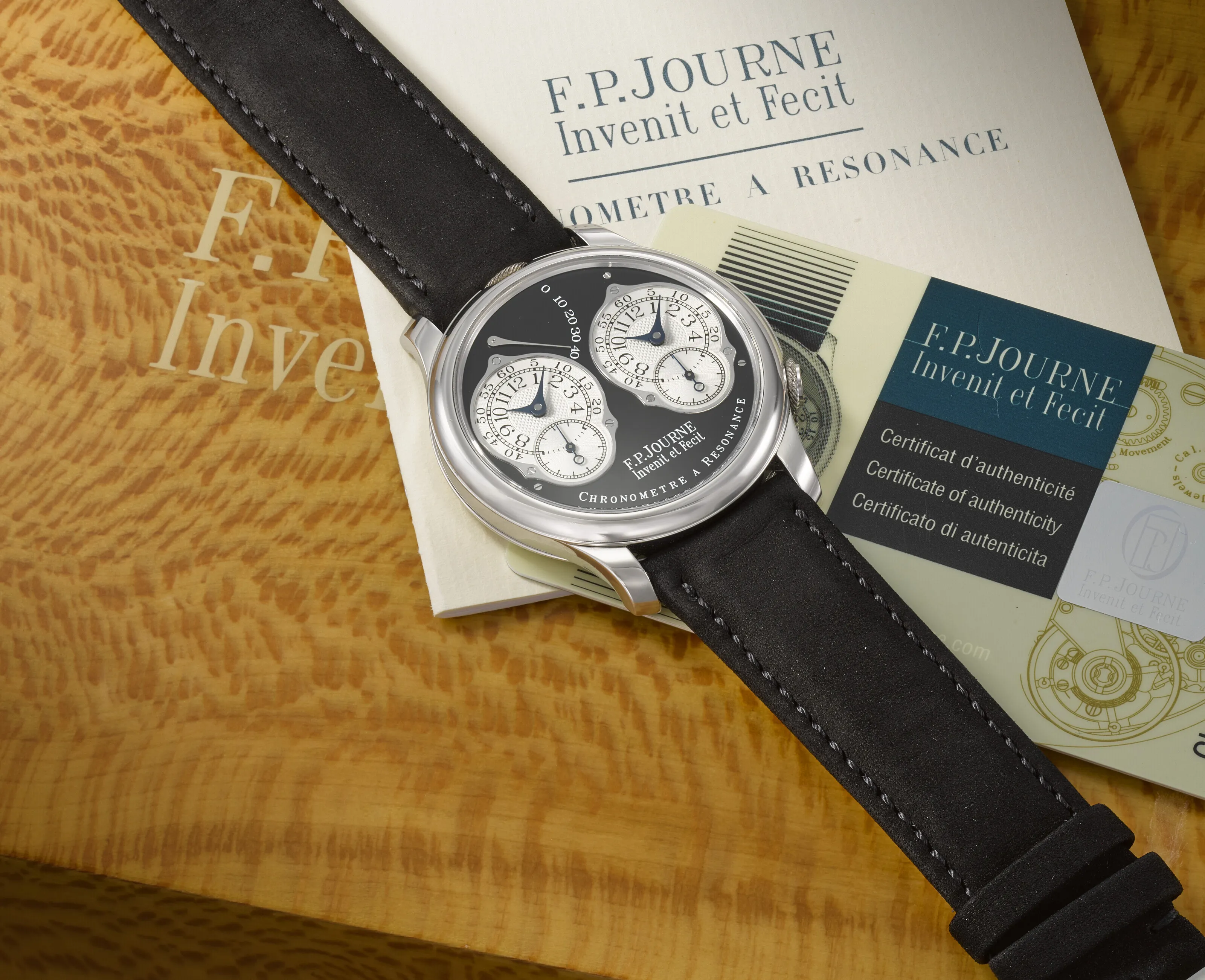 F.P. Journe Chronomètre à Résonance 40mm Platinum Black 2