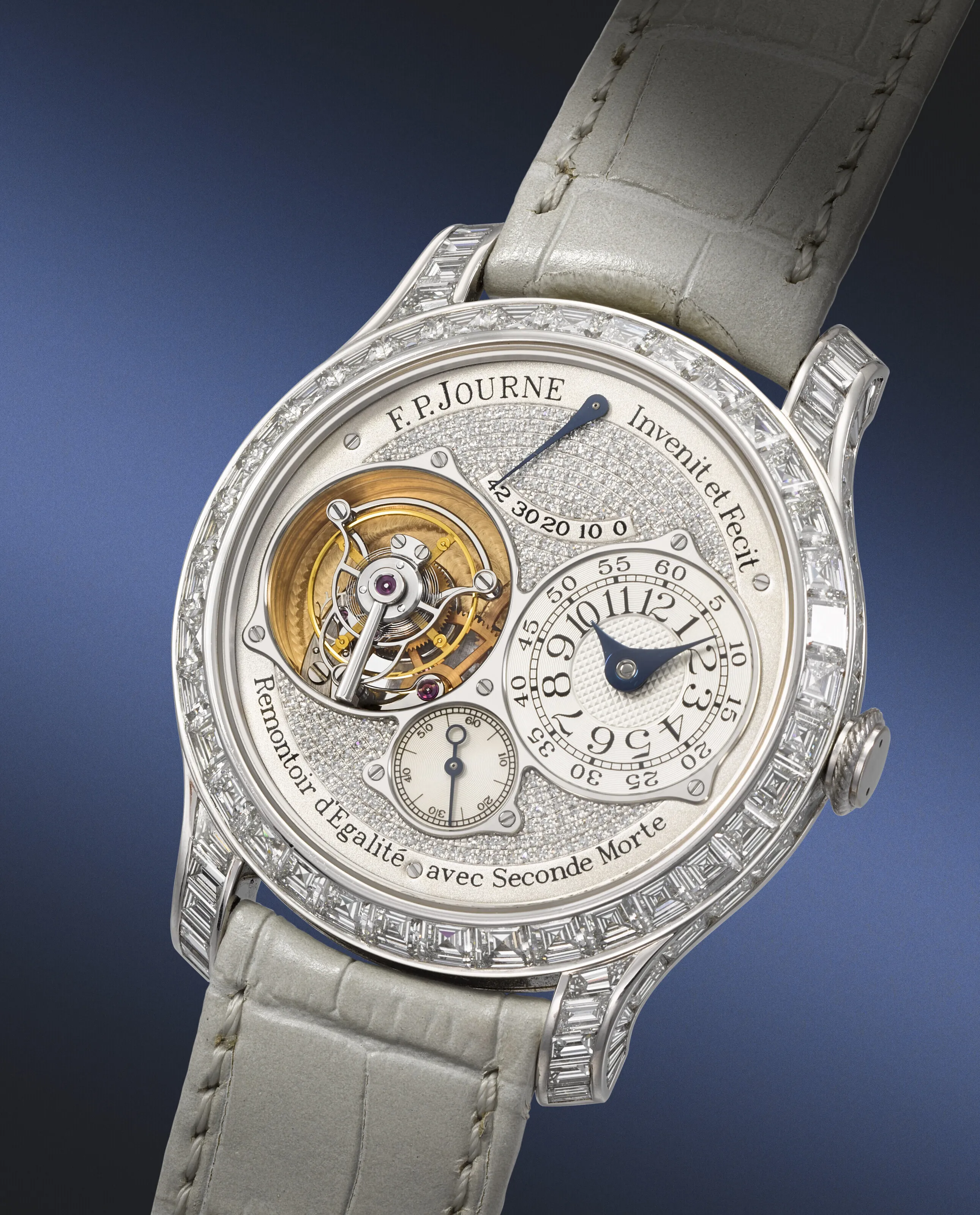 F.P. Journe Tourbillon Souverain TJ 40mm Platinum Diamond 1