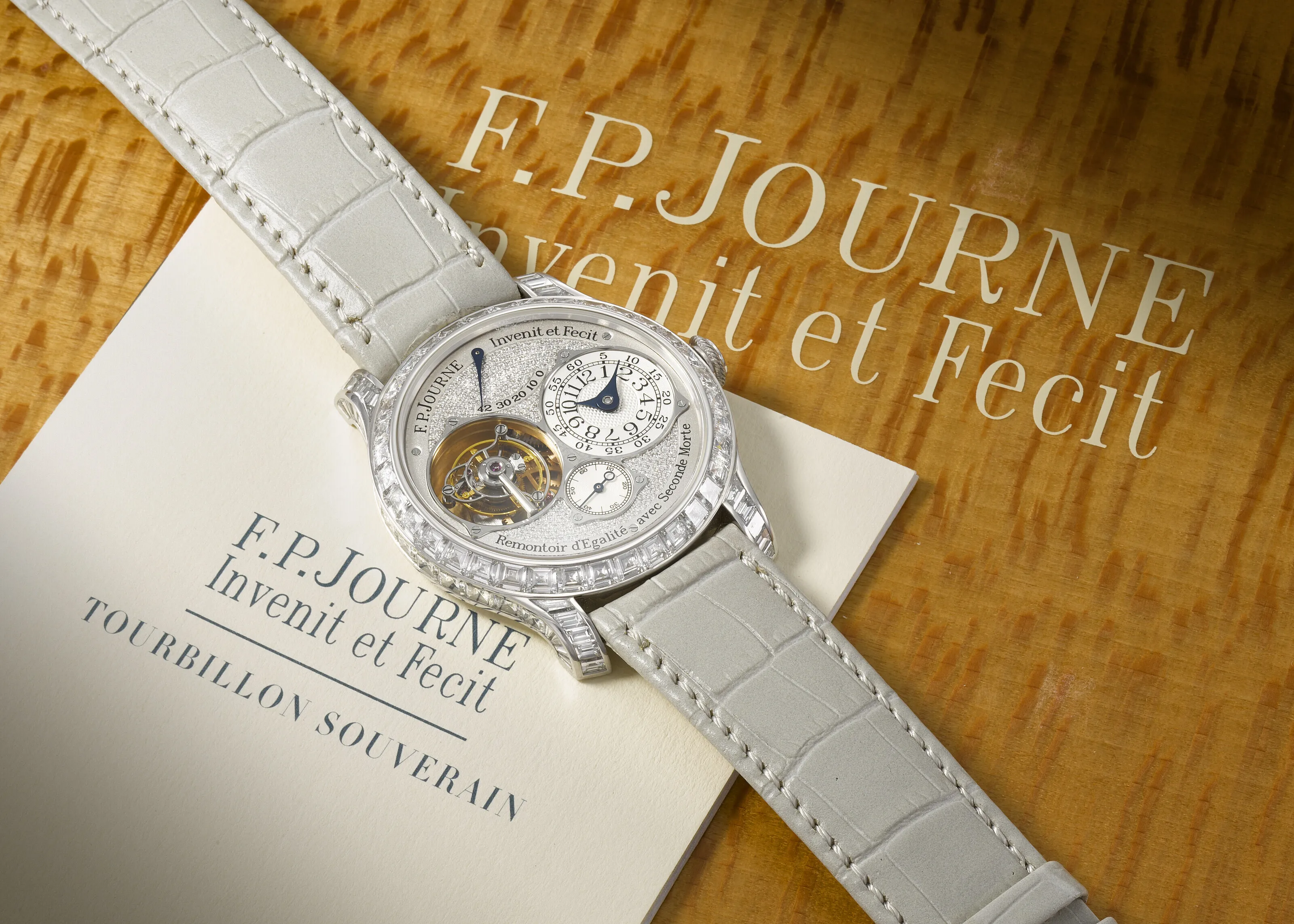 F.P. Journe Tourbillon Souverain TJ 40mm Platinum Diamond 2