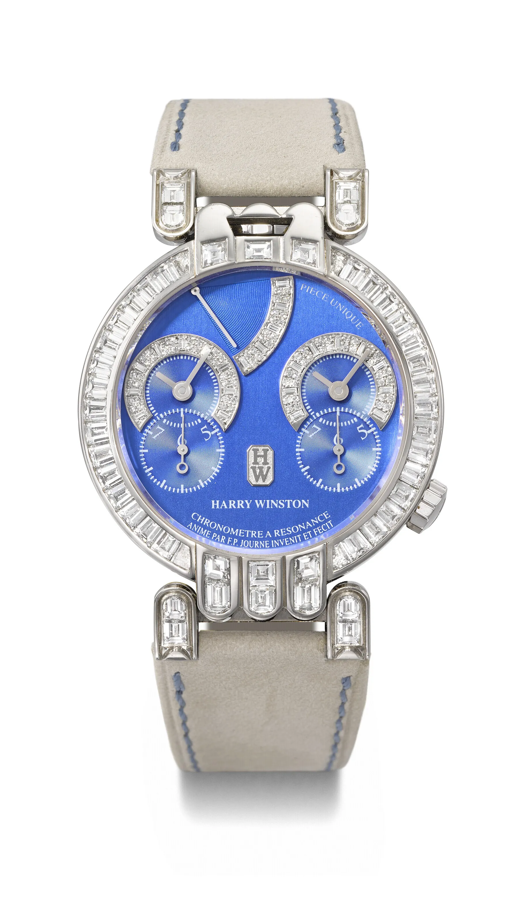 Harry Winston Opus One 38mm Platinum Blue