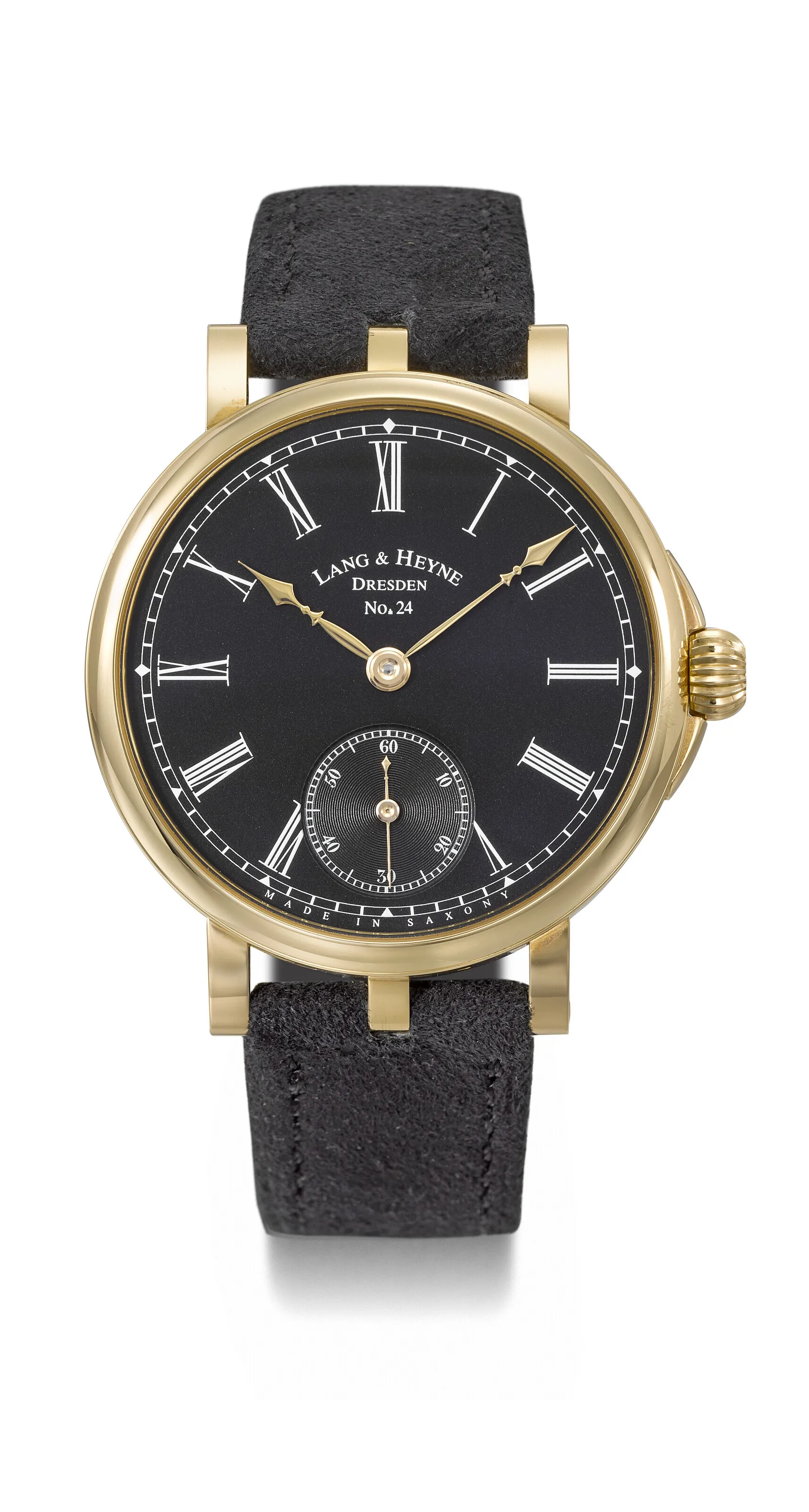 Lang & Heyne Friedrich III 39mm Rose gold Black