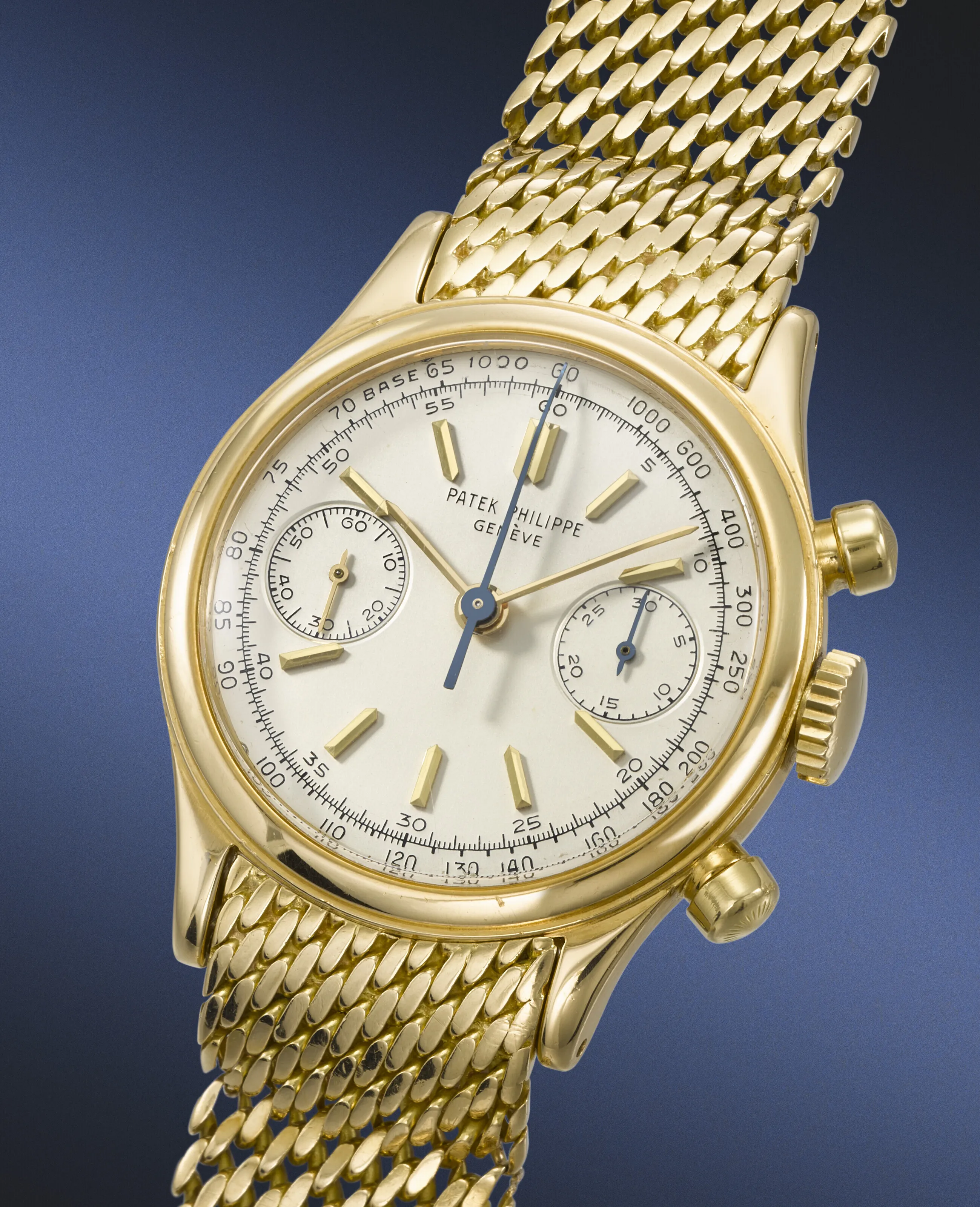 Patek Philippe Chronograph 1463 35mm Yellow gold Silver 1