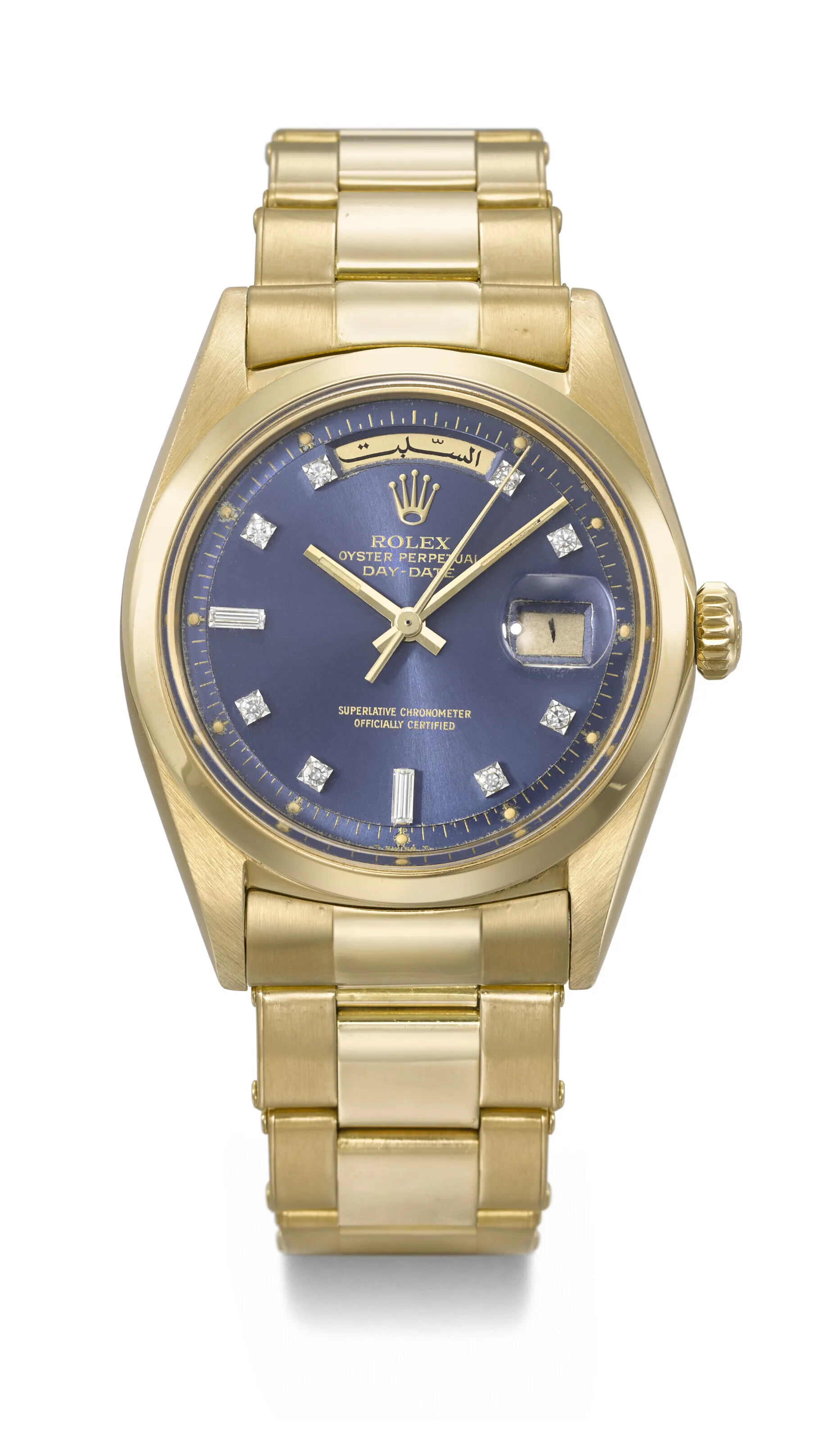 Rolex Day-Date 36 1802 36mm Yellow gold Blue