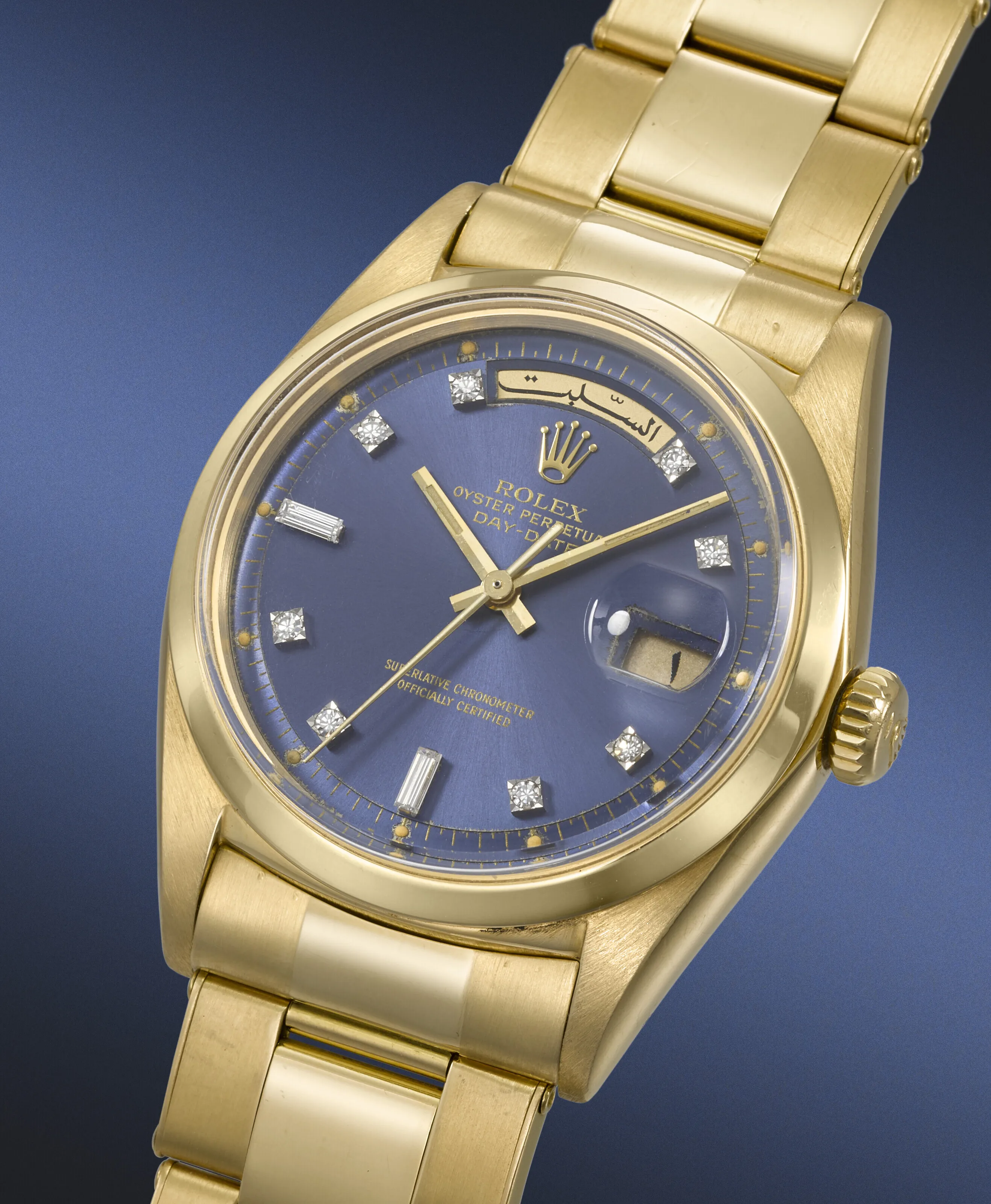 Rolex Day-Date 36 1802 36mm Yellow gold Blue 1