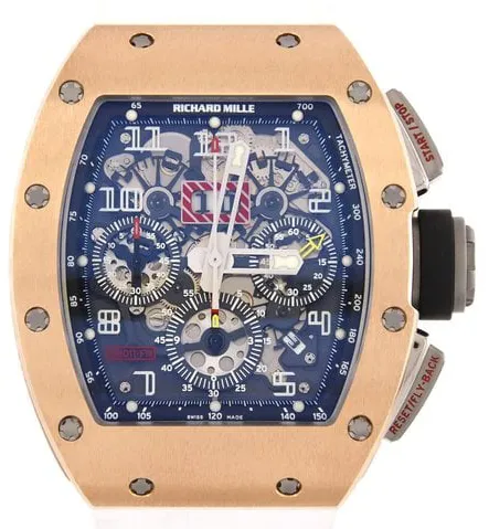 Richard Mille RM011 Felipe Massa RM011 AH RG 41mm Rose gold White