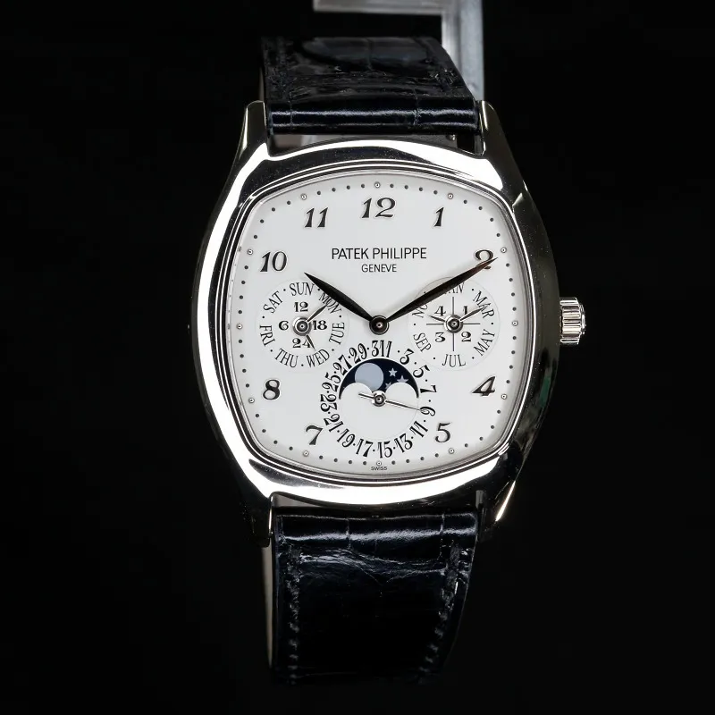 Patek Philippe Perpetual Calendar 5940G-001 37mm White gold Silver