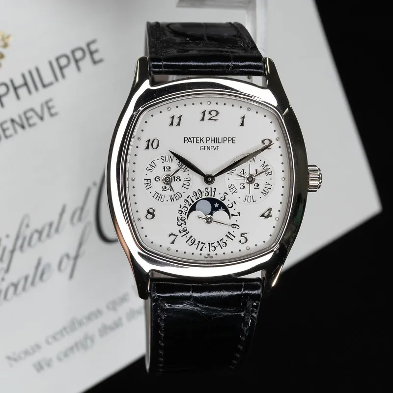 Patek Philippe Perpetual Calendar 5940G-001 37mm White gold Silver 1