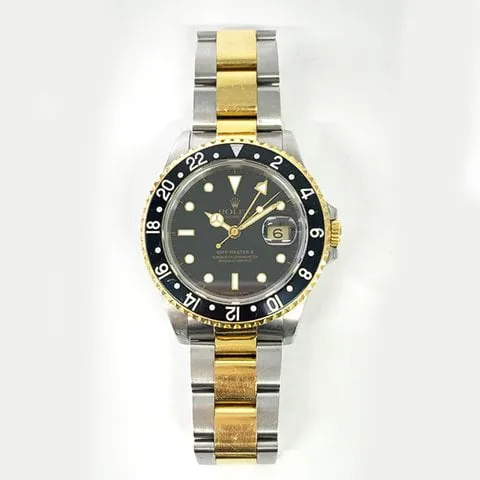 Rolex GMT-Master II 16713 40mm Yellow gold and Stainless steel Black