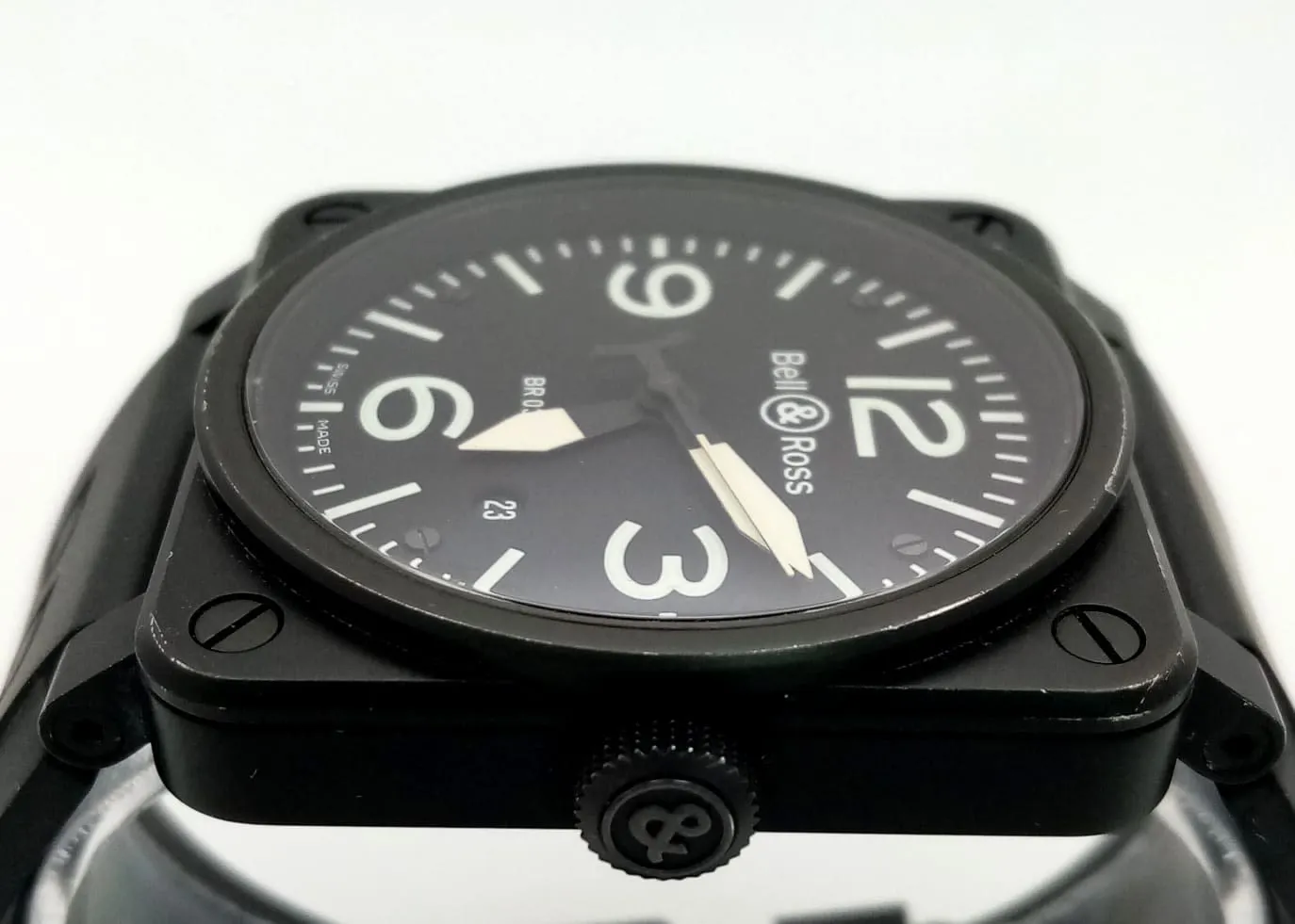 Bell & Ross Aviation Type/ Military Spec BR03-92-S 42mm Stainless steel Black 7