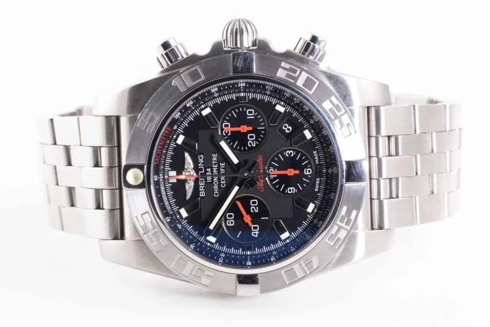 Breitling Chronomat AB0111 44mm Stainless steel Black