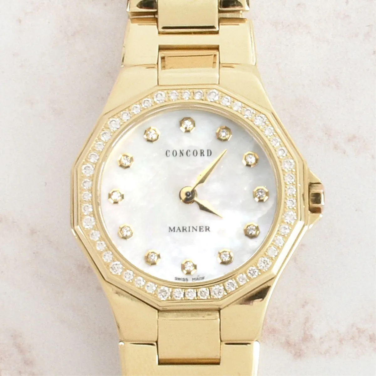 Concord Mariner 26mm Yellow gold Mother-of-pearl 1