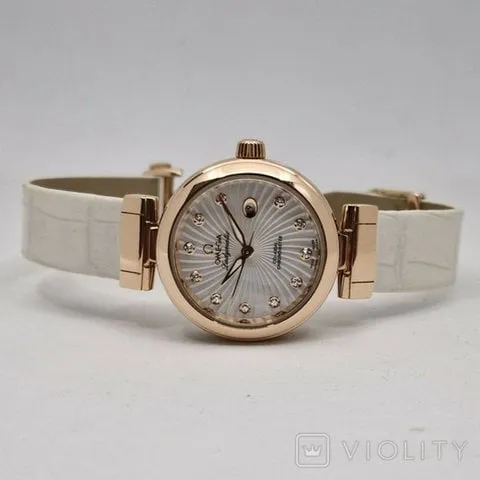 Omega De Ville 425.63.34.20.55.001 34mm Rose gold White