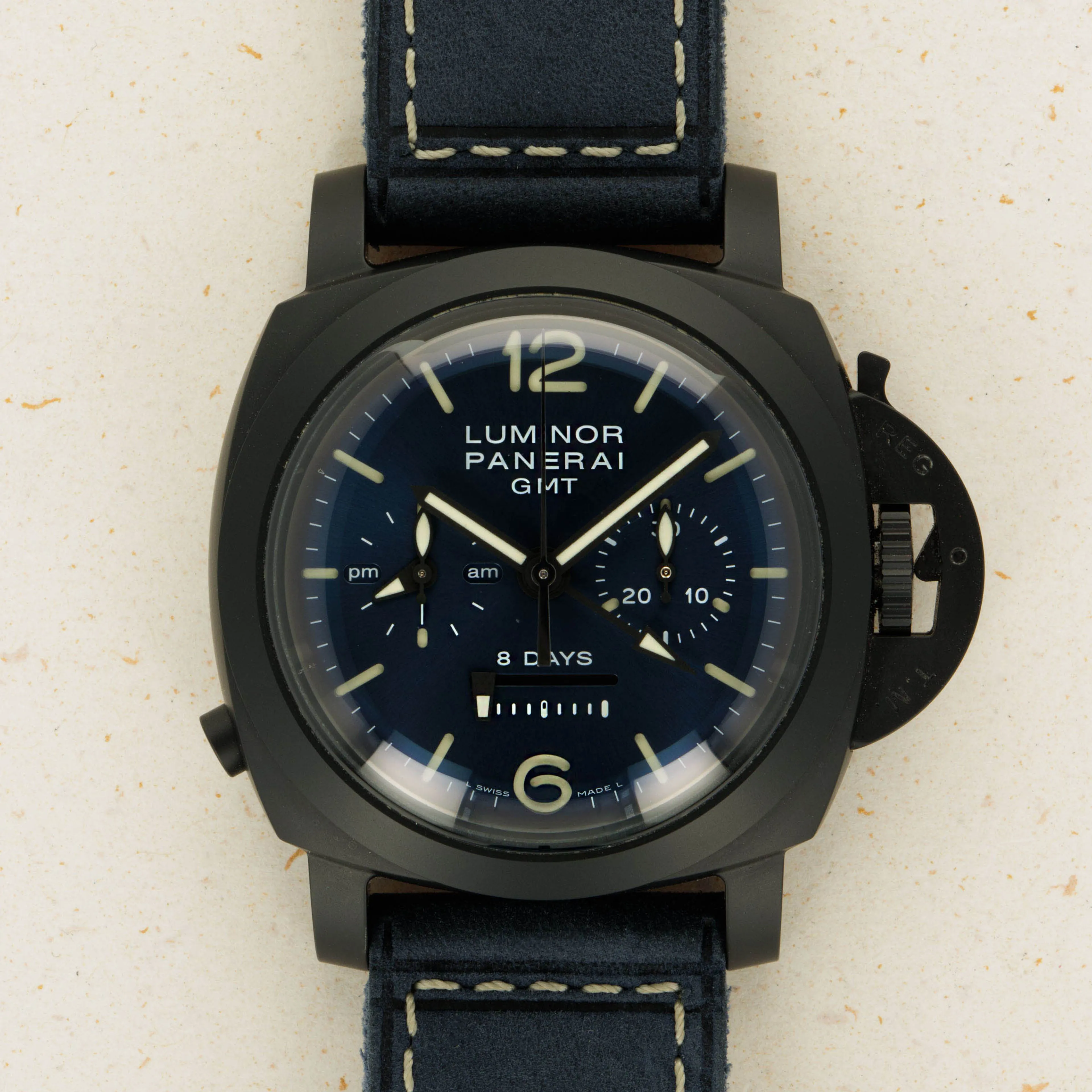 Panerai Luminor 1950 PAM 01135 44mm Ceramic Blue