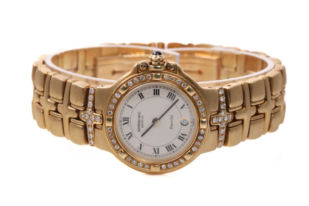 Raymond Weil Parsifal 10.816 27mm Yellow gold Cream