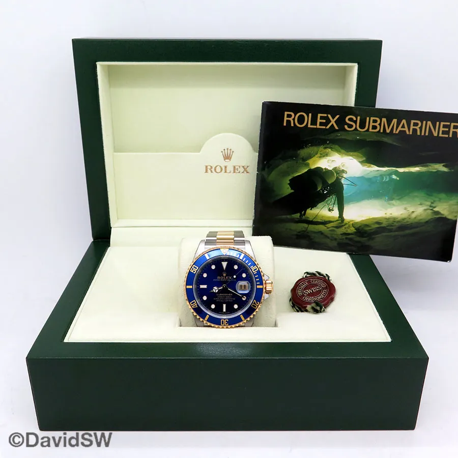 Rolex Submariner Date 16613LB 40mm 18K/SS Blue 1