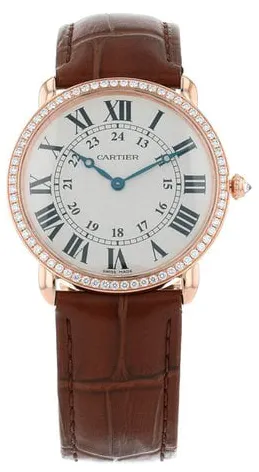 Cartier Ronde de Cartier 2889 36mm Rose gold Silver