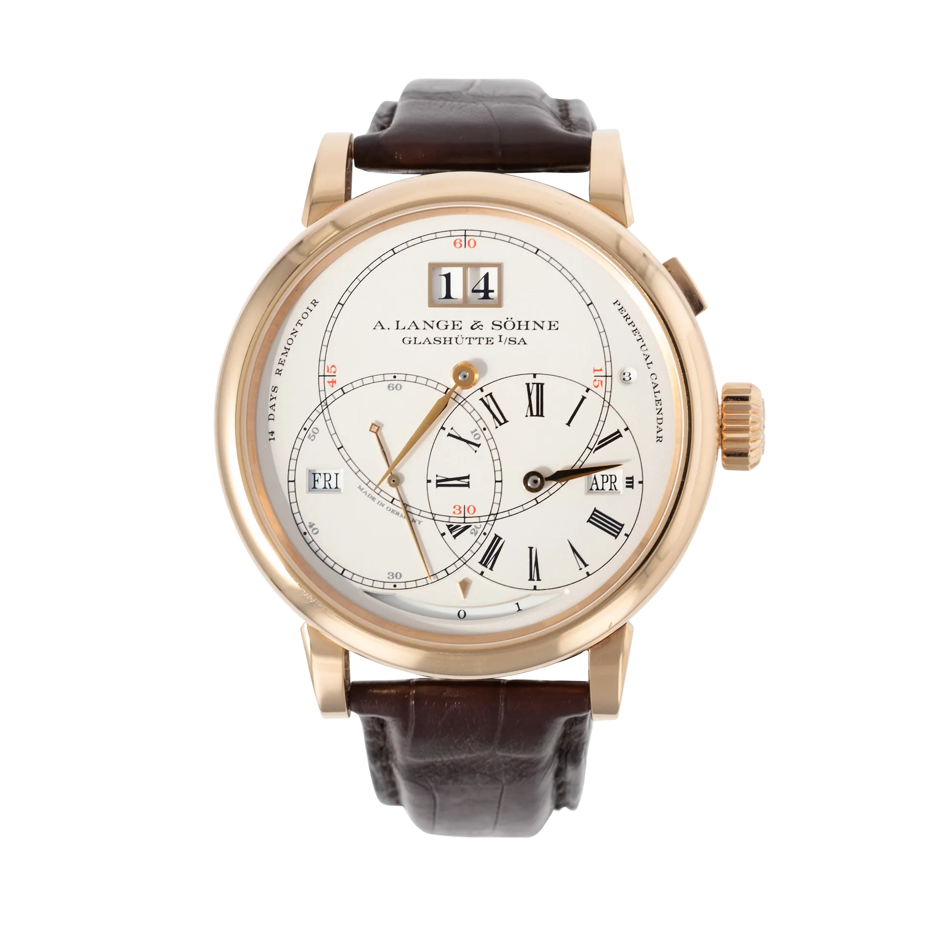 A. Lange & Söhne Richard Lange 180.032FE 45.5mm Rose gold Silver