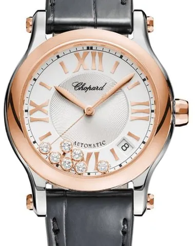 Chopard Happy Sport 278559-6001 36mm Yellow gold and Stainless steel Silver