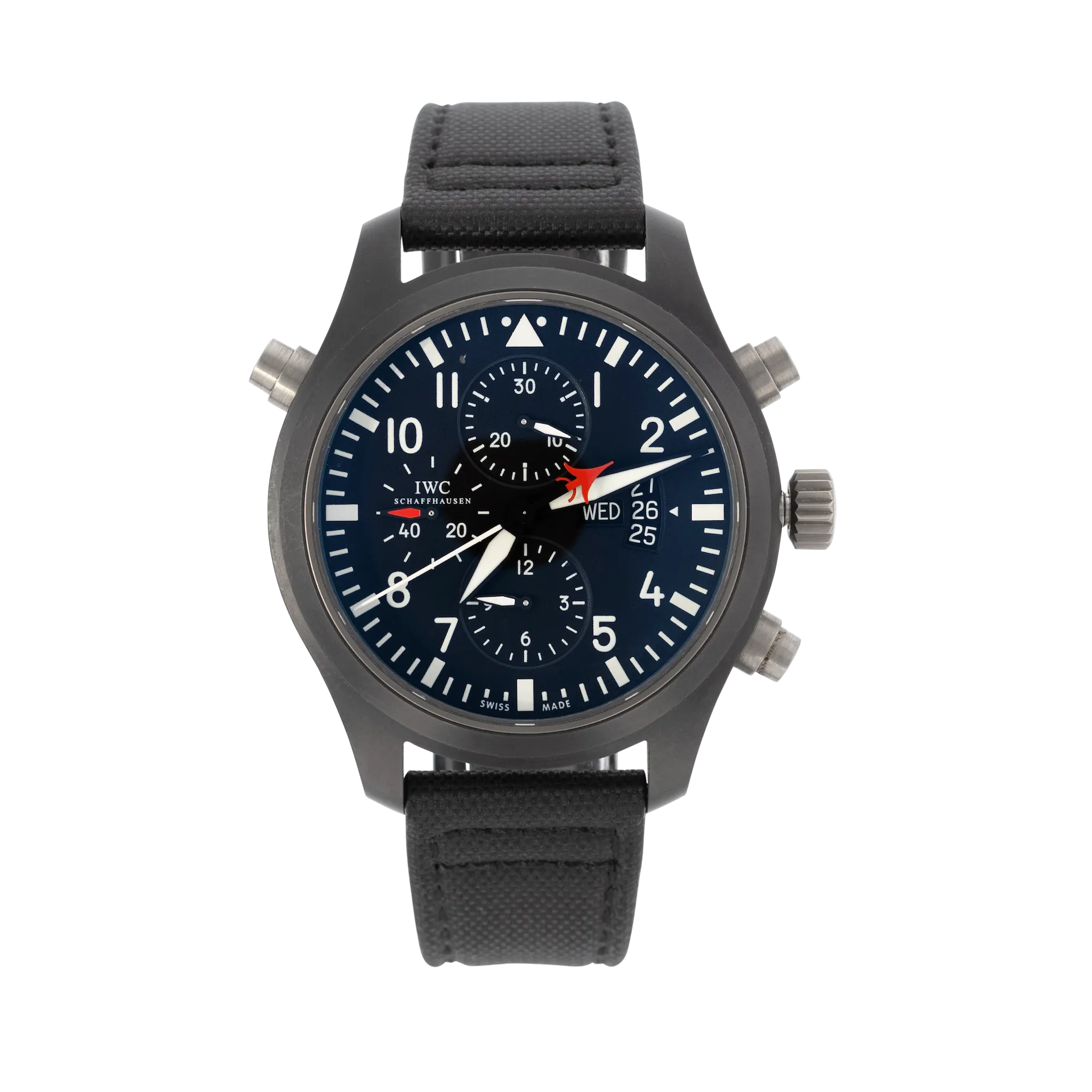 IWC Top Gun 379901 55.7mm Ceramic and Titanium Black