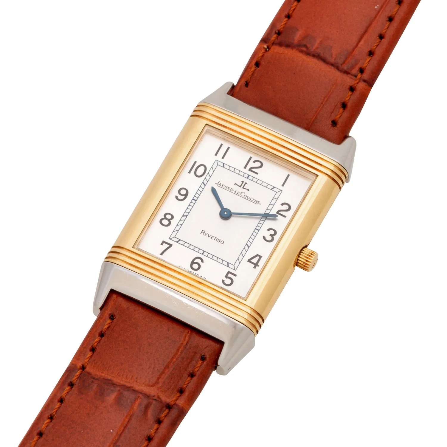 Jaeger-LeCoultre Reverso Classique 250.5.08 23mm Yellow gold and stainless steel White 4