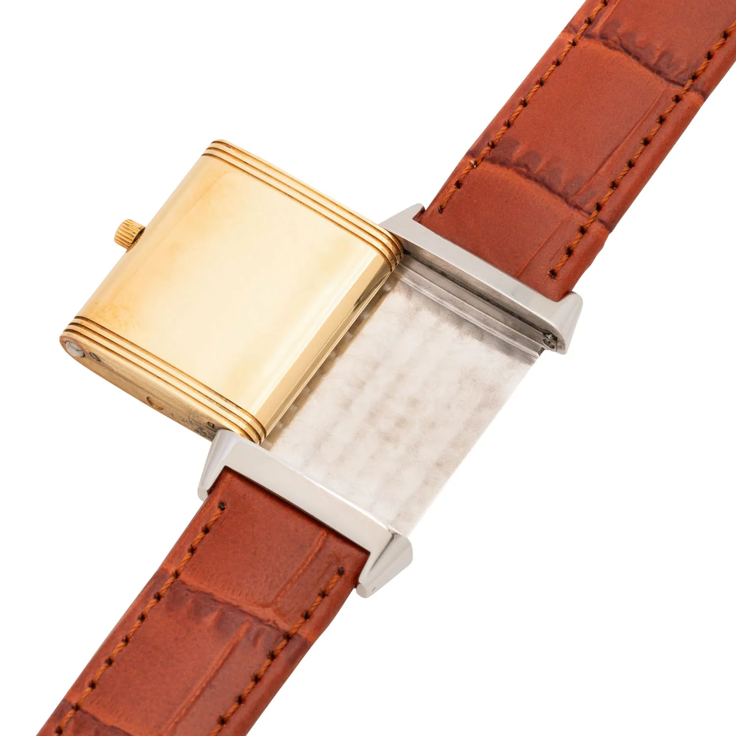 Jaeger-LeCoultre Reverso Classique 250.5.08 23mm Yellow gold and stainless steel White 5
