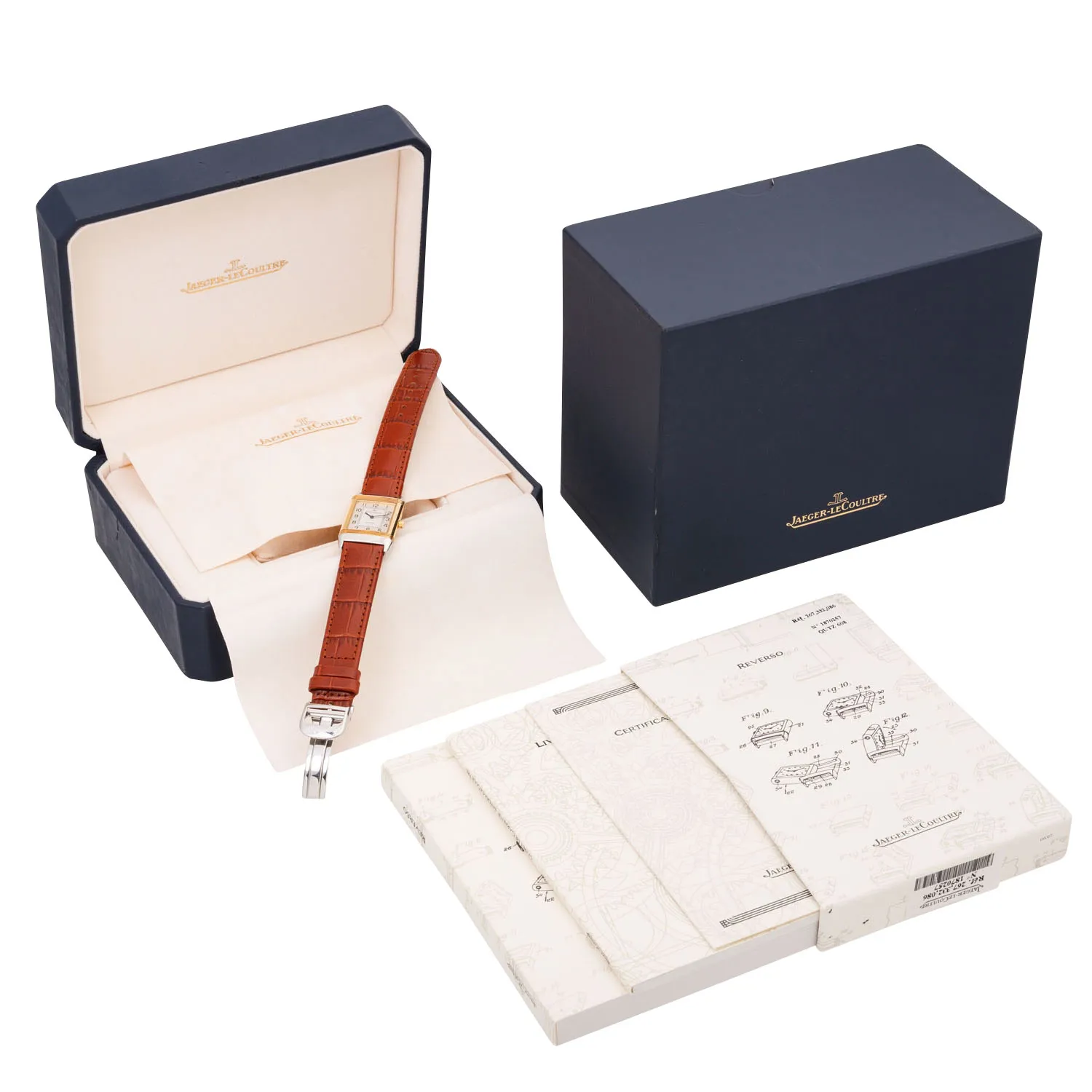 Jaeger-LeCoultre Reverso Classique 250.5.08 23mm Yellow gold and stainless steel White 8
